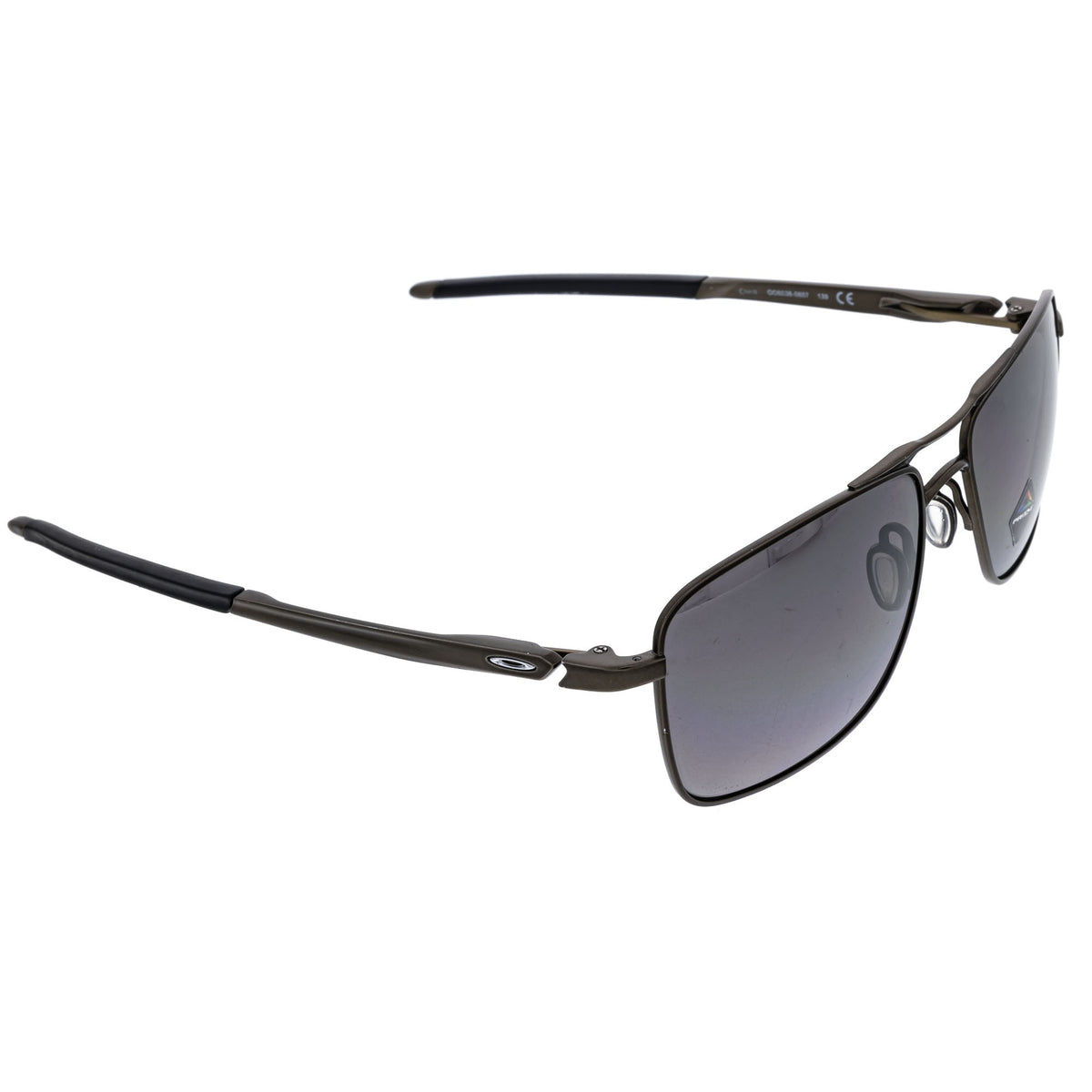 Open-box.Oakley Gauge 6 Sunglasses Pewter Frame Prizm Black Polarized Len SDP224