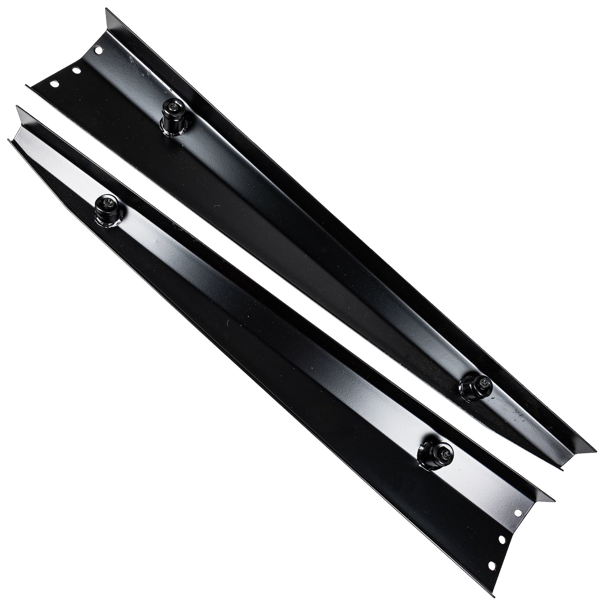 Polaris Matte Black Low Profile Rock Sliders 2879940-458