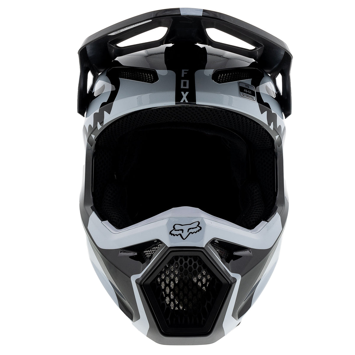 Fox Racing 29729-018-YS V1 Leed Motocross Helmet DOT/ECE