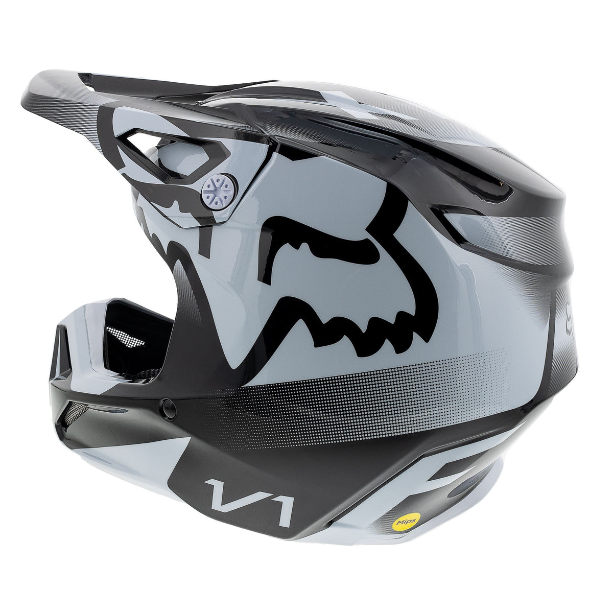 Open-box.Fox Racing Black V1 Leed Motocross Helmet DOT Offroad MotoX MIPS SDP234