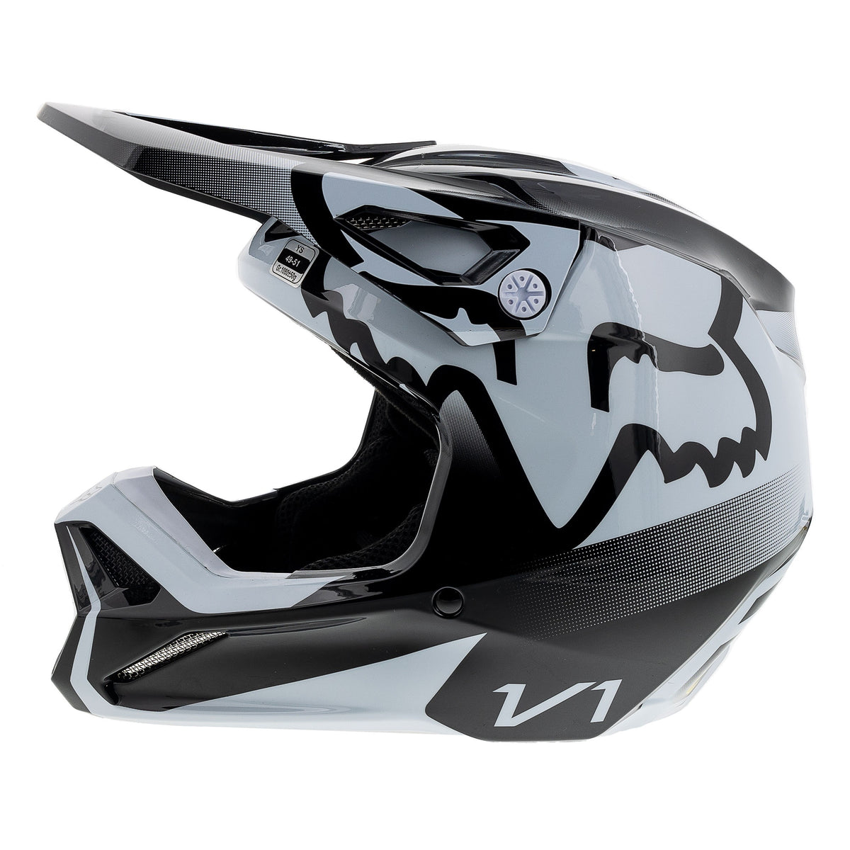 Open-box.Fox Racing Black V1 Leed Motocross Helmet DOT Offroad MotoX MIPS SDP234