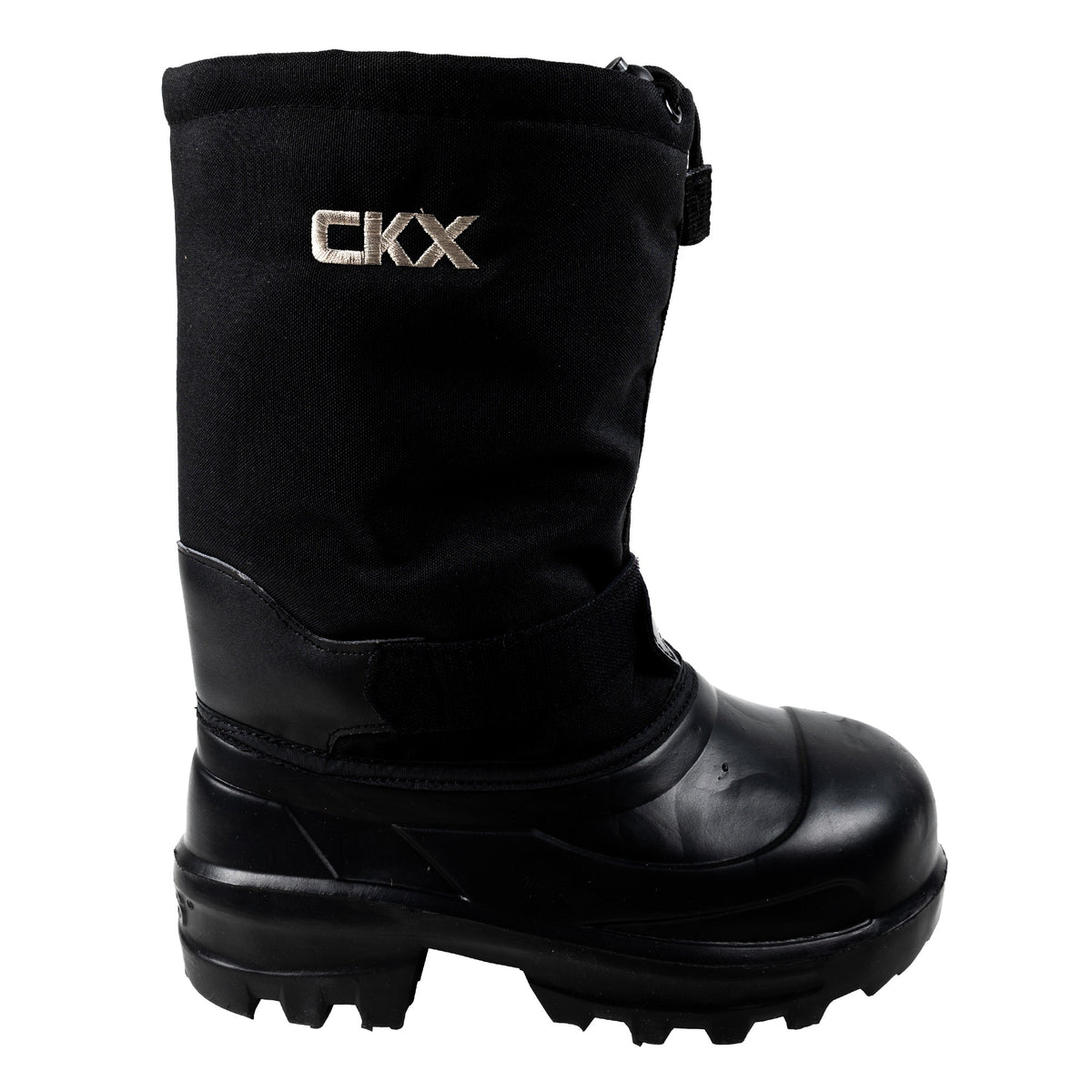 CKX 232640 Mens Boreal Snowmobile Boots Black Codura Nylon Draw Cord Waterproof Lined - 11