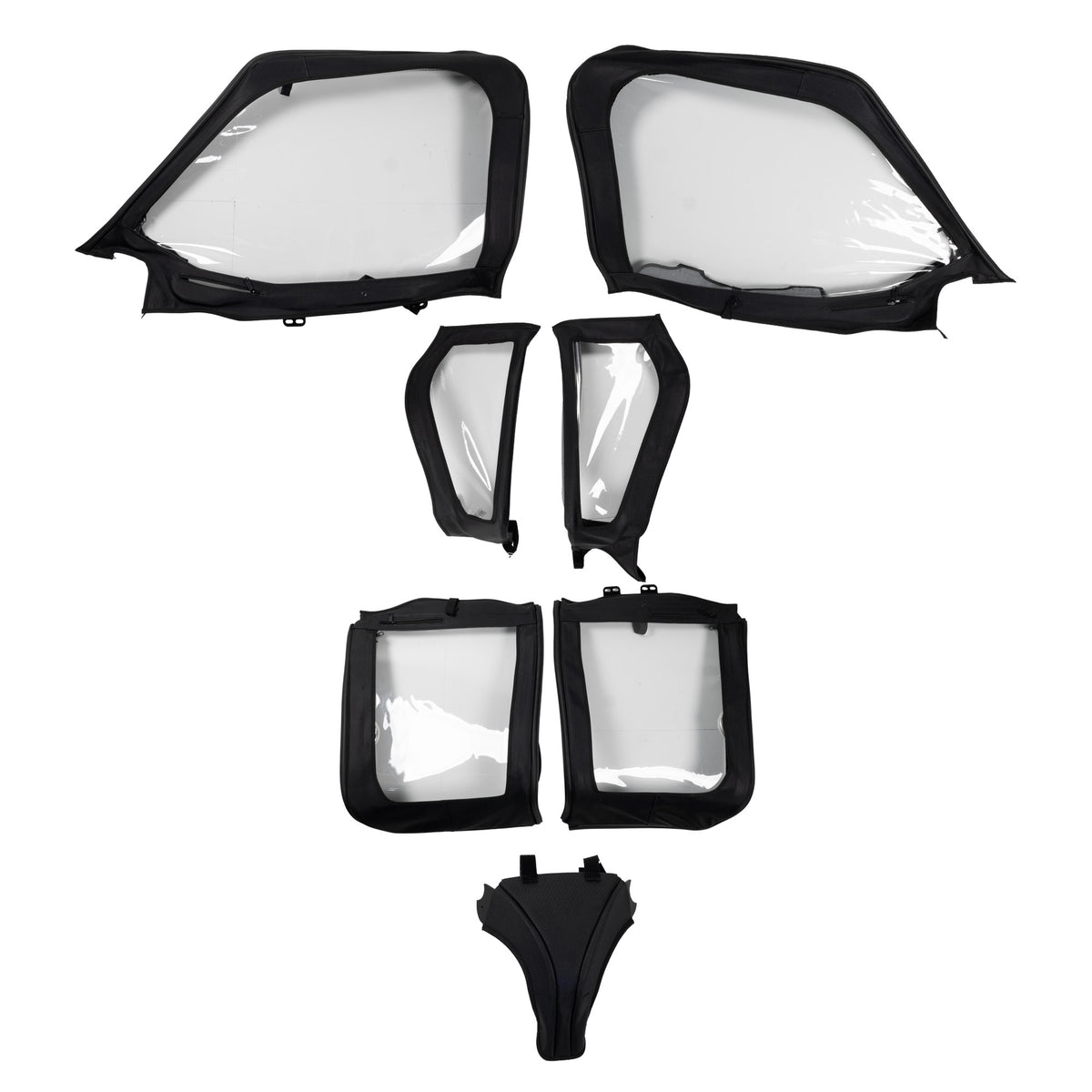 Polaris 2884332 Upper 4-Seat Canvas Doors RZR 1000 XP 2020