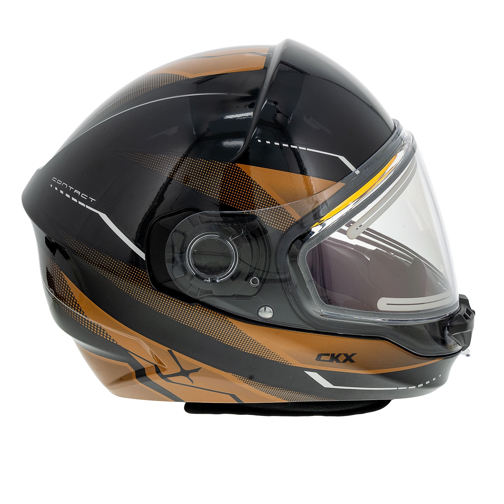 Open-box.CKX Contact FullFace Snowmobile Helmet Artik Electric Shield DOT SDP286