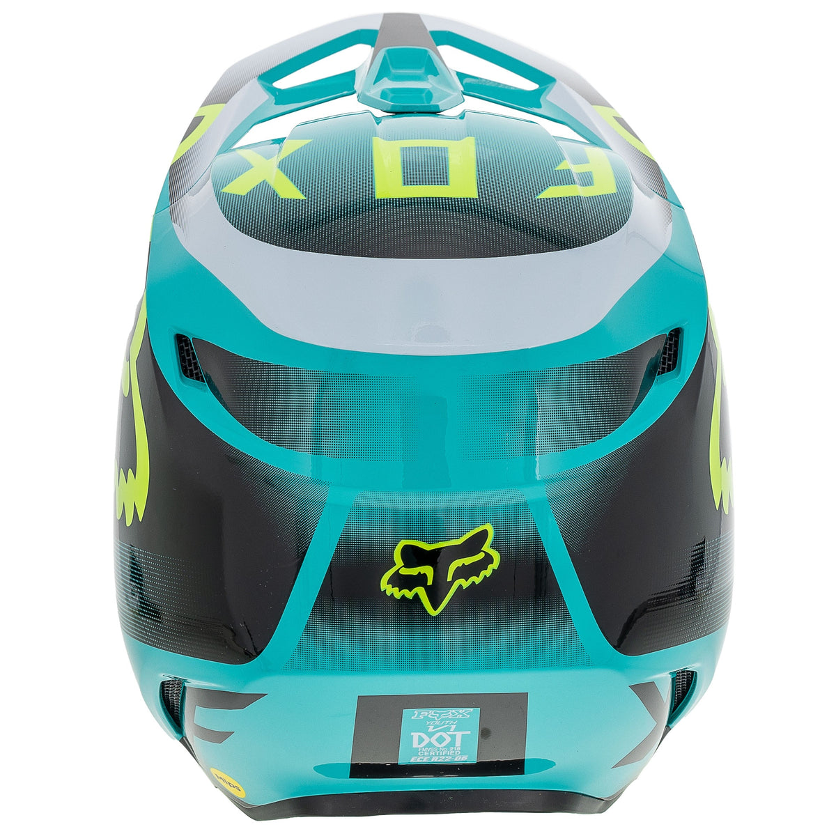 Fox Racing V1 Leed Motocross Helmet DOT/ECE 29729-176-YS
