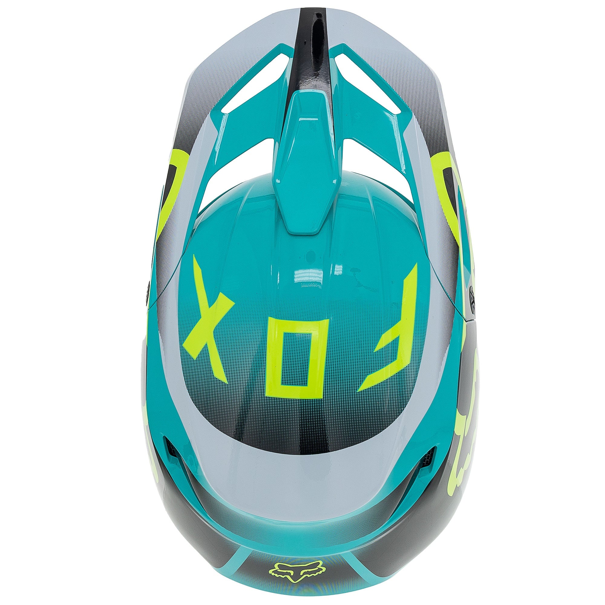 Open-box.Fox Teal V1 Leed Motocross Helmet DOT Offroad MotoX Comfort MIPS SDP289