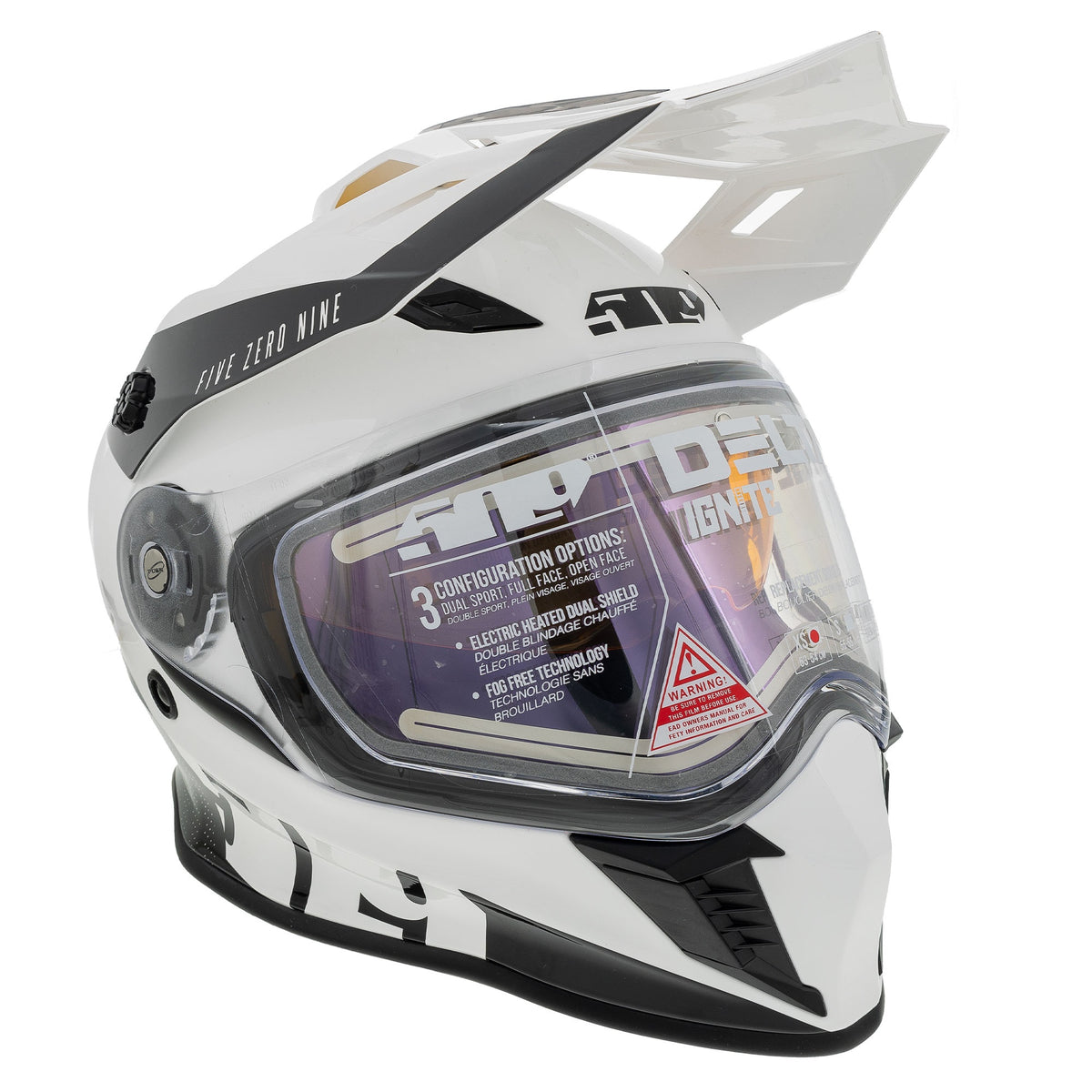 Open-box.Delta R3L Ignite Snowmobile Helmet Dual Electric Shield DOT SDP294
