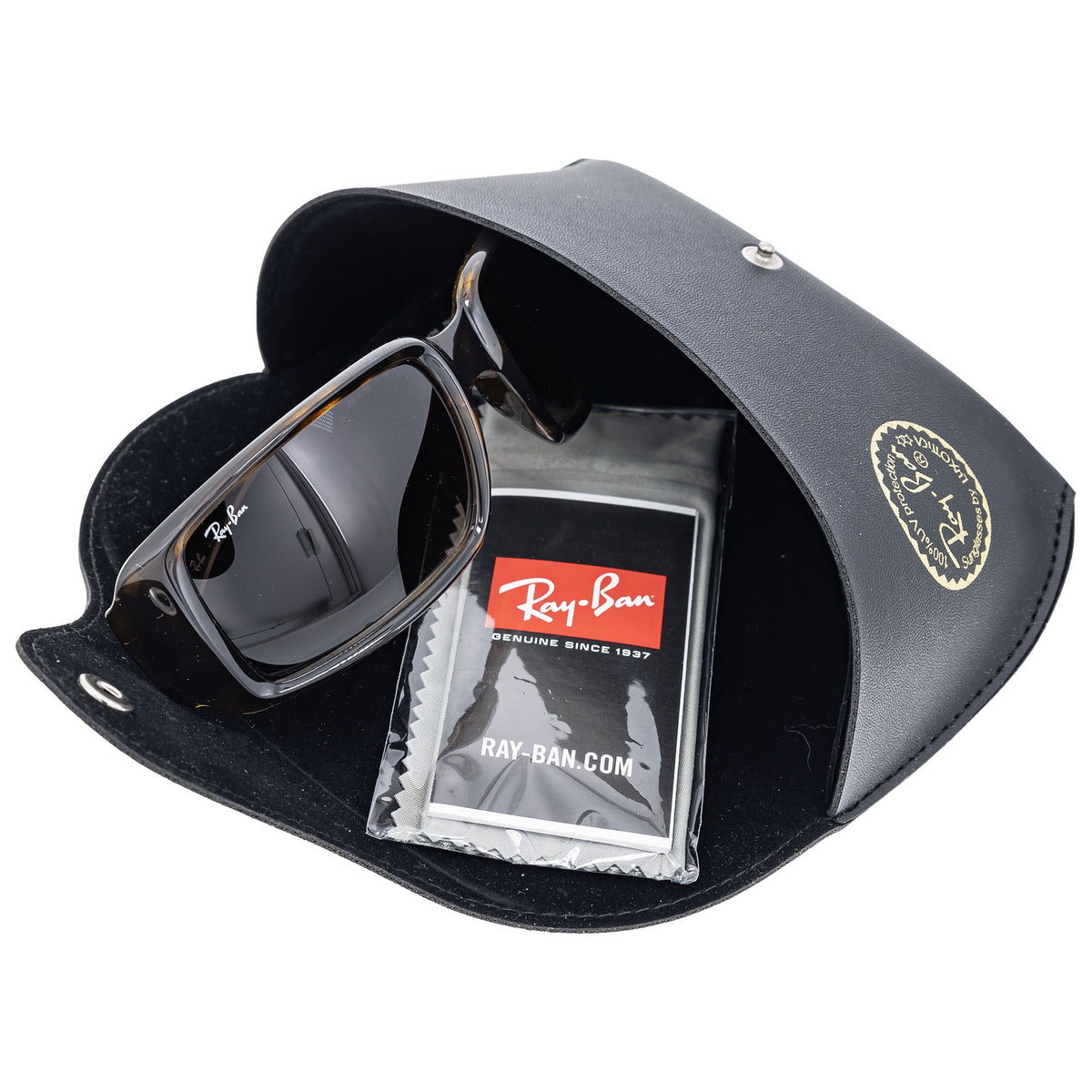 Luxottica Ray-Ban RB4338-710/13 Light Havana Frame w/ Brown Gradient Dark Brown