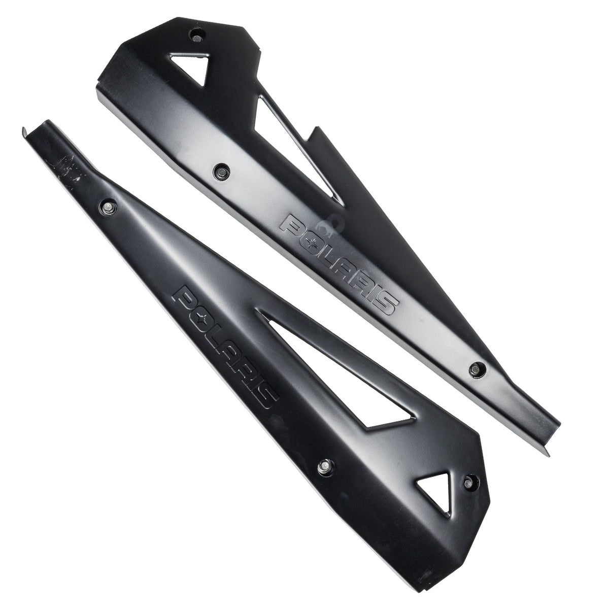 Polaris Matte Black Low Profile Rock Slider 2879498-458