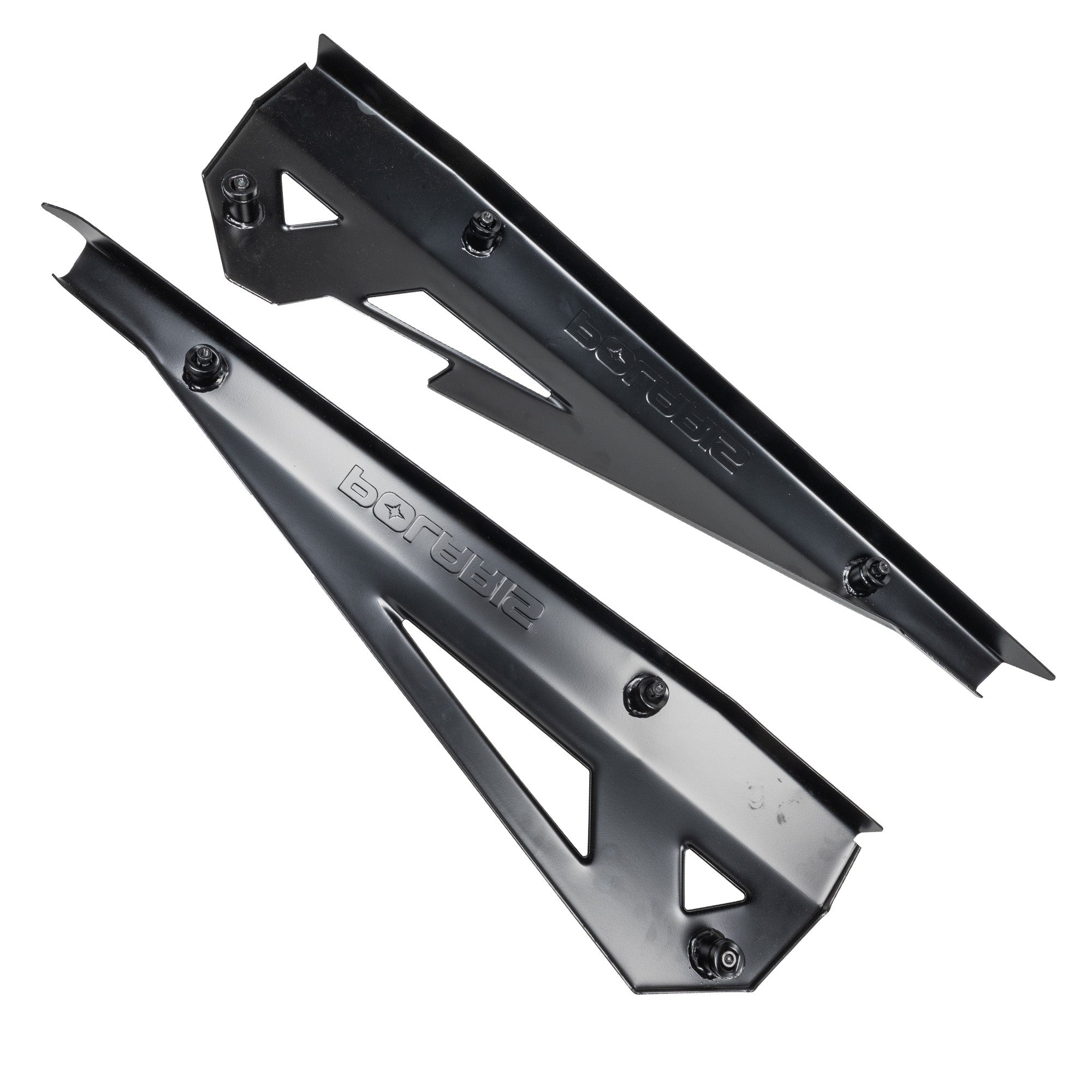 Polaris Matte Black Low Profile Rock Slider 2879498-458