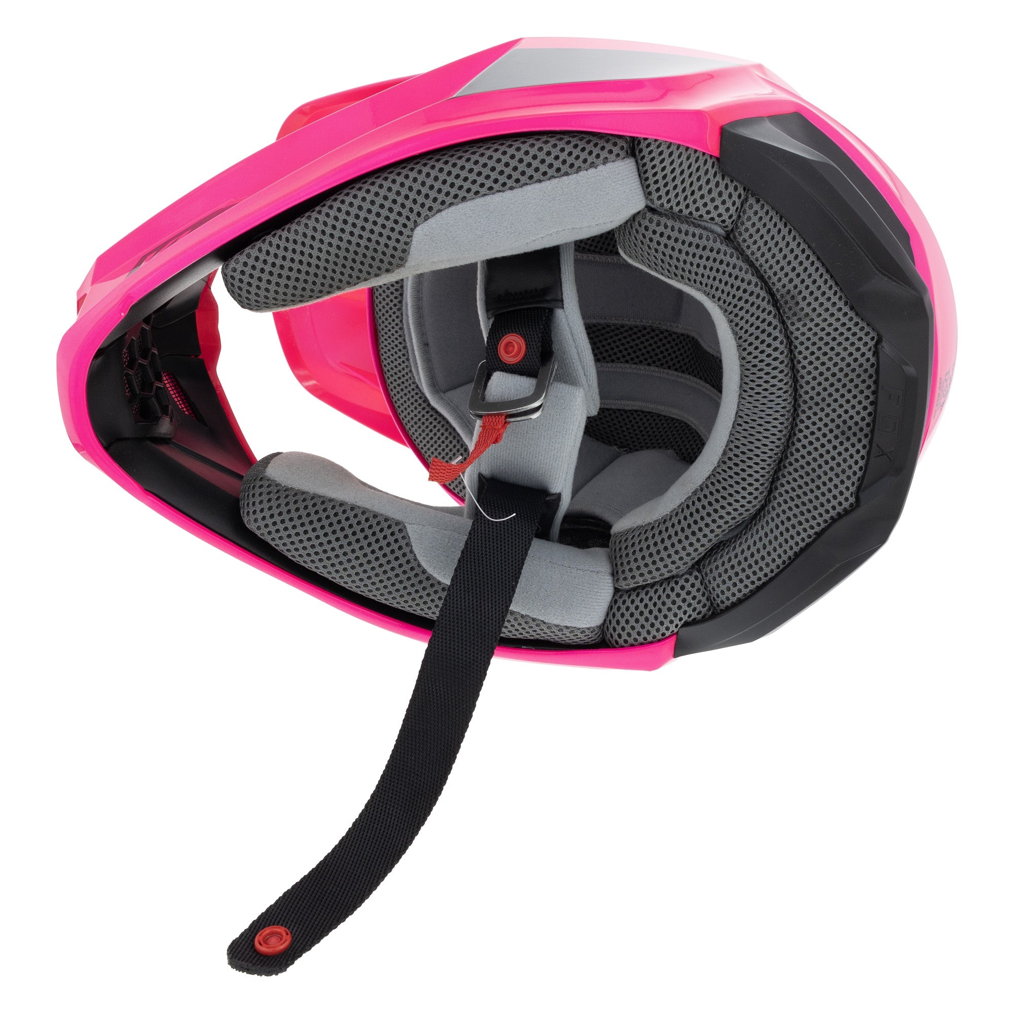 Open-Box.Fox Racing Black/Pink V1 Przm Lightweight Helmet MVRS 4 EPS  SDP494