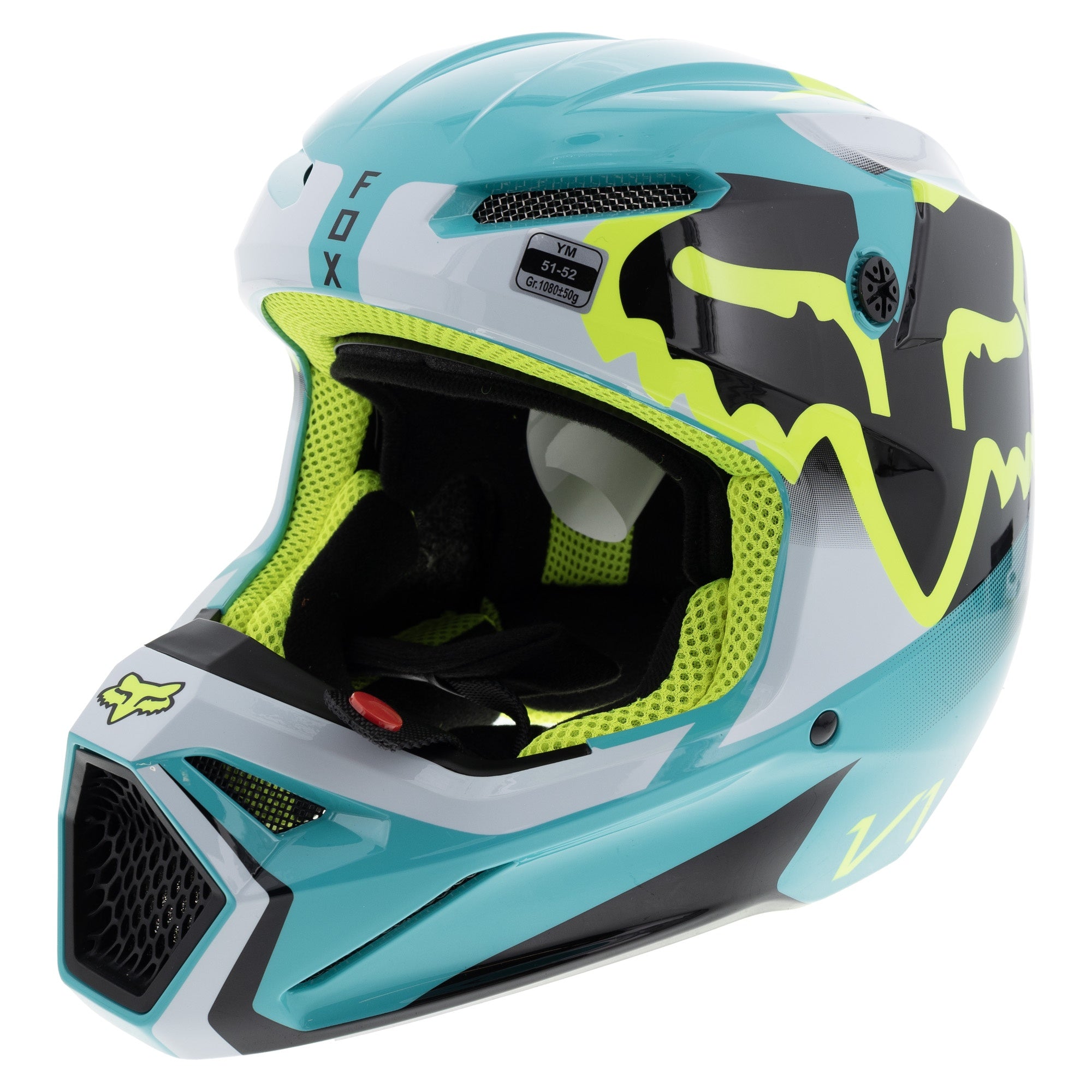 Fox Racing V1 Leed Motocross Helmet DOT/ECE
