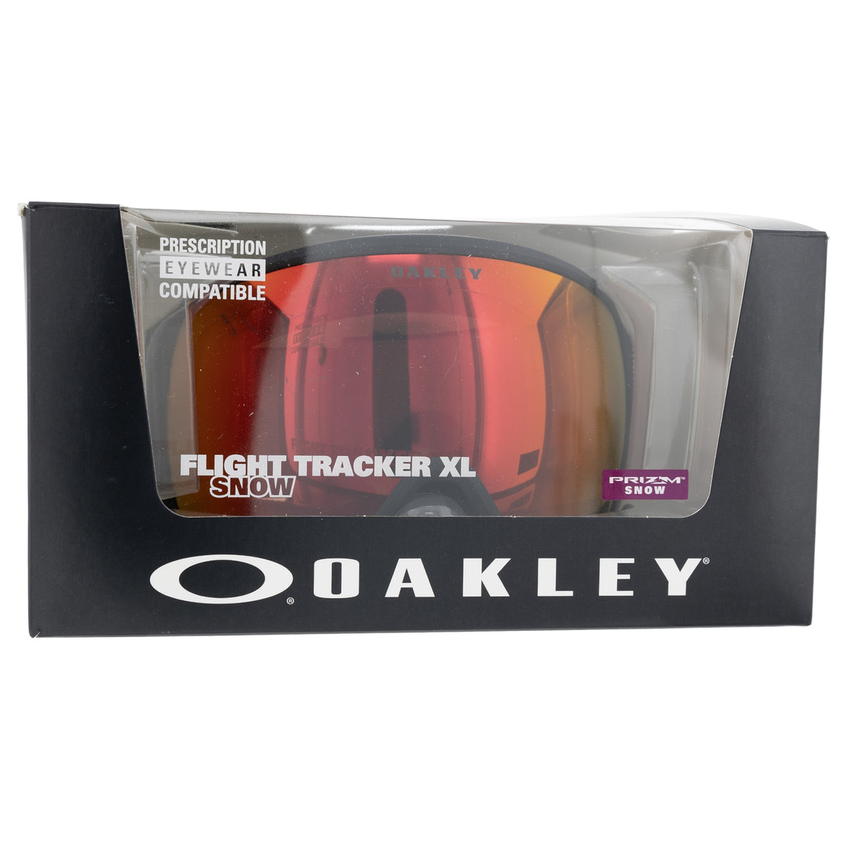 Luxottica Oakley OO7104-07 Matte Black w/ Prizm Snow Torch Iridium Lens Large