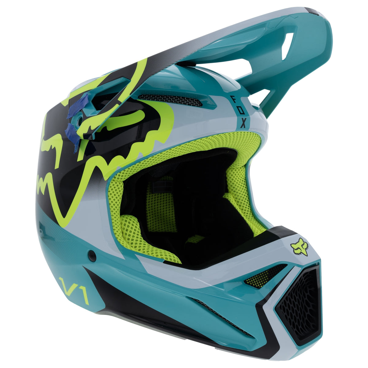 Fox Racing 29729-176-YS V1 Leed Motocross Helmet DOT/ECE