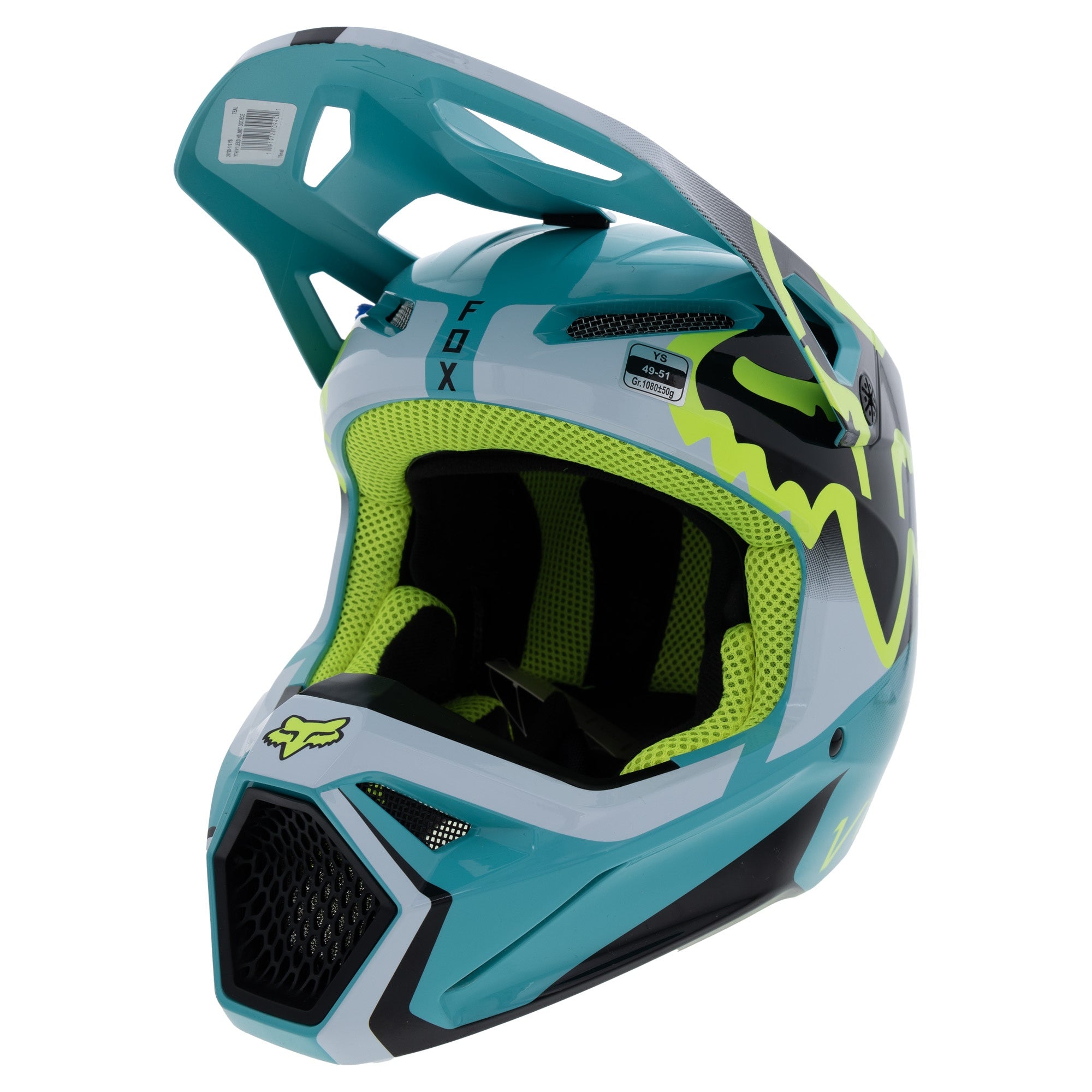 Open-Box.Fox Racing V1 Leed Motocross Helmet DOT/ECE Offroad MotoX  MIPS SDP577