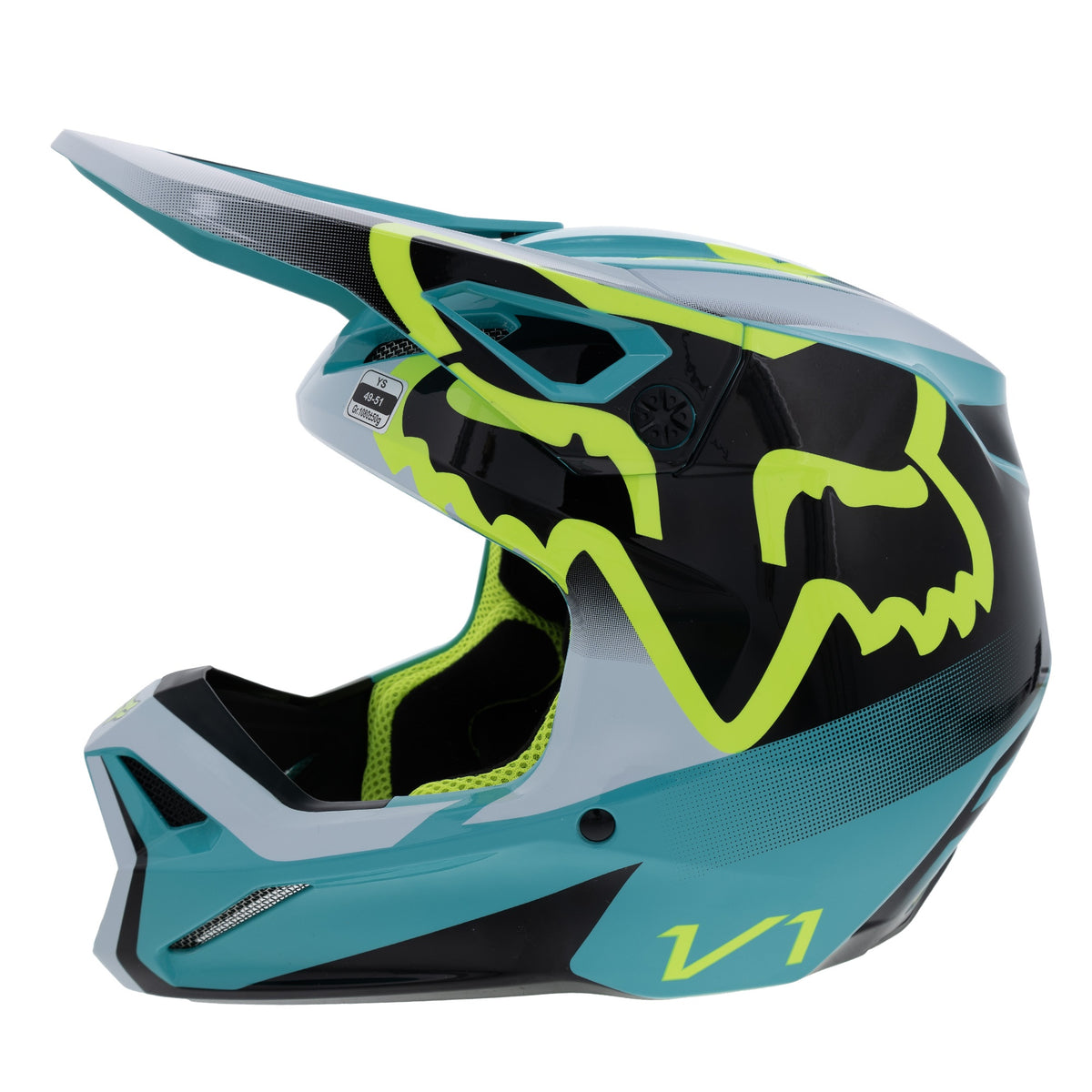 Open-Box.Fox Racing V1 Leed Motocross Helmet DOT/ECE Offroad MotoX  MIPS SDP577