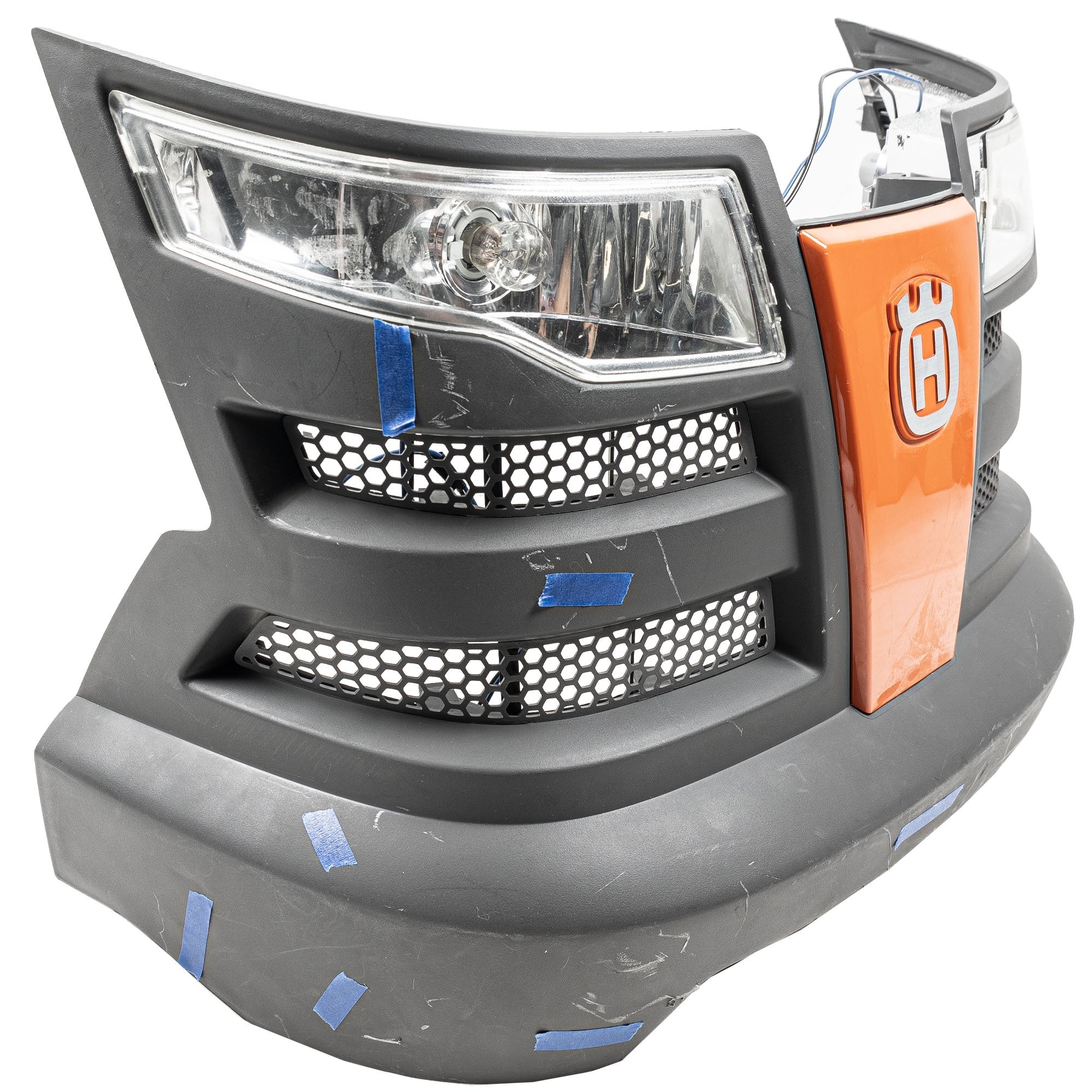 This is a used item sale, and will not come in OEM packaging. Genuine Husqvarna.Product has cosmetic imperfections. Discounted Husqvarna Product. This item is sold as-is.Genuine Husqvarna OEM Grill Assembly Part# 532408607
