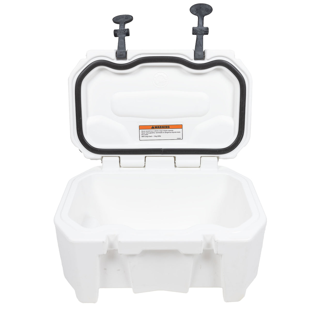 This is an open-box sale, and will not come in OEM packaging. Genuine Can-Am.Product has cosmetic imperfections. Discounted Can-Am Product. This item is sold as-is.Genuine Can-Am OEM Linq 4.2 Gallon Cooler 295100698