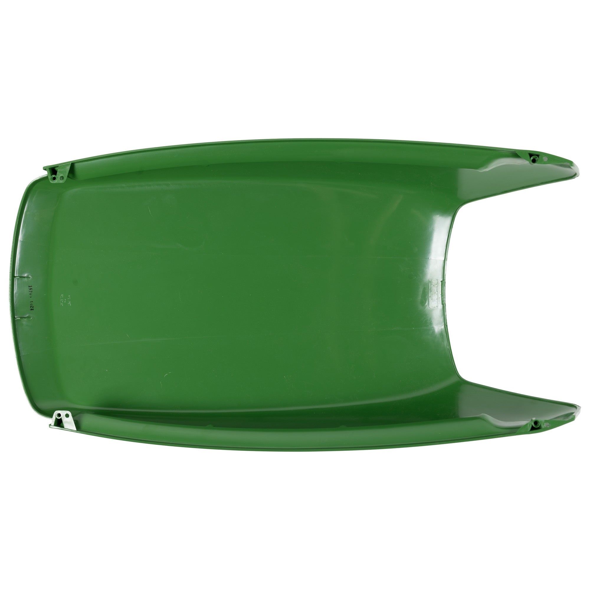 This is an open-box sale, and will not come in OEM packaging. Genuine John Deere .Product has cosmetic imperfections. Discounted John Deere Product. This item is sold as-is.John Deere Hood AM132529