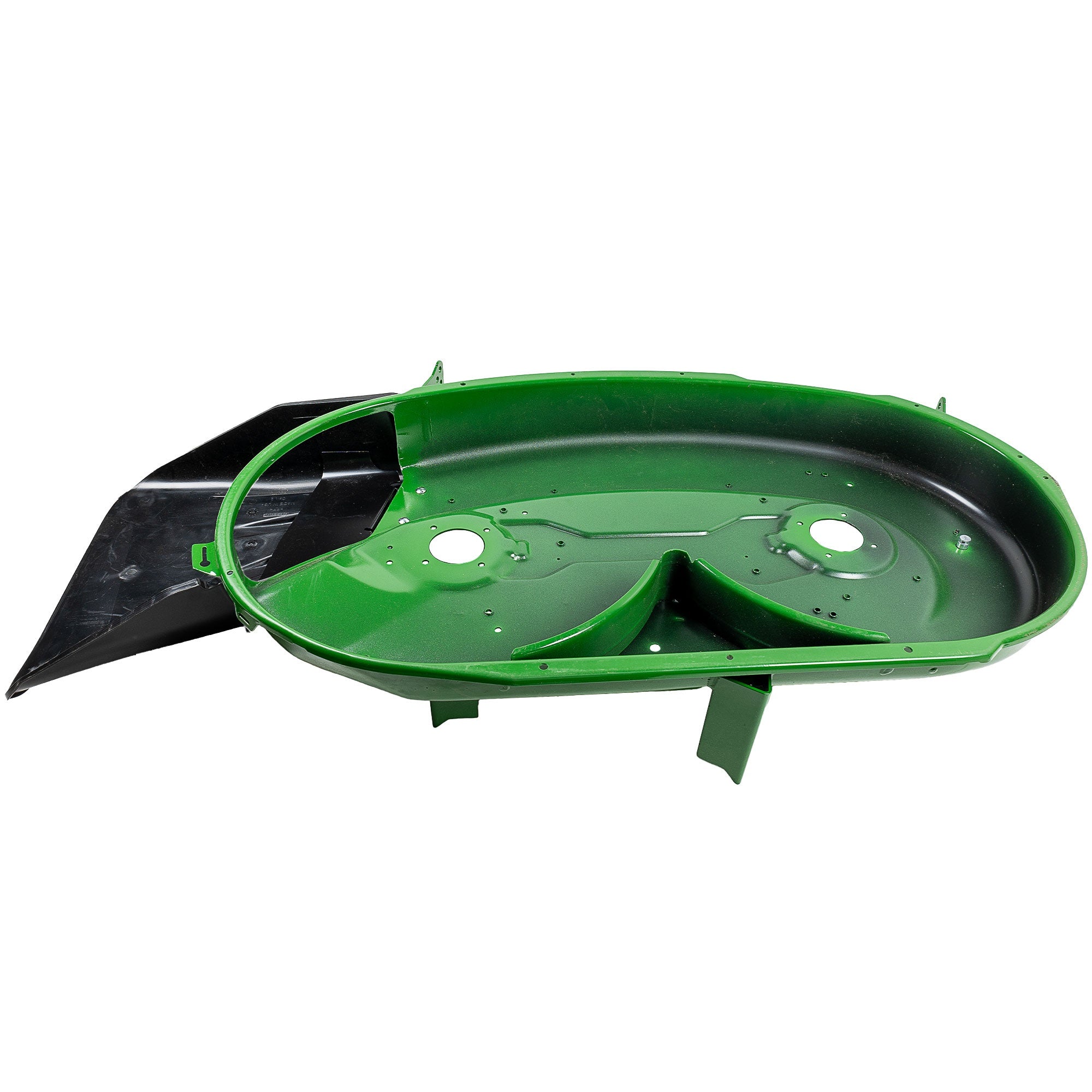 This is an open-box sale, and will not come in OEM packaging. Genuine John Deere .Product has cosmetic imperfections.Kit is missing parts. Discounted John DeereProduct. This item is sold as-is.Genuine John Deere OEM 100 Series Mower Deck # AUC16767