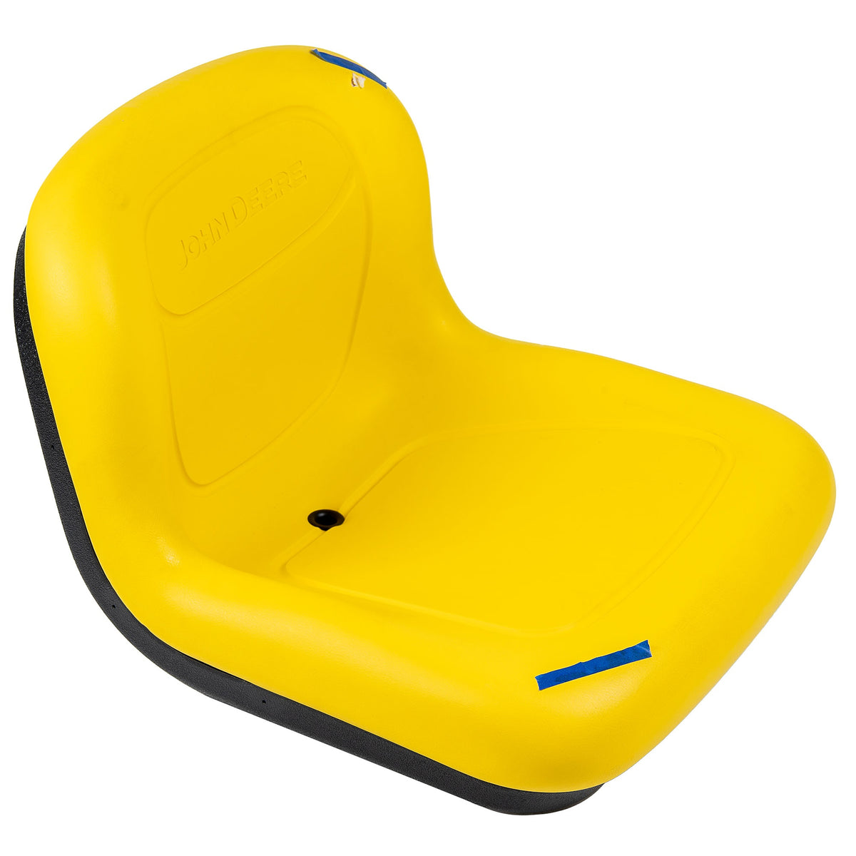 This is an open-box sale, and will not come in OEM packaging. Genuine John Deere.Product has cosmetic imperfections. Discounted John Deere Product. This item is sold as-is.John Deere Seat AM144591