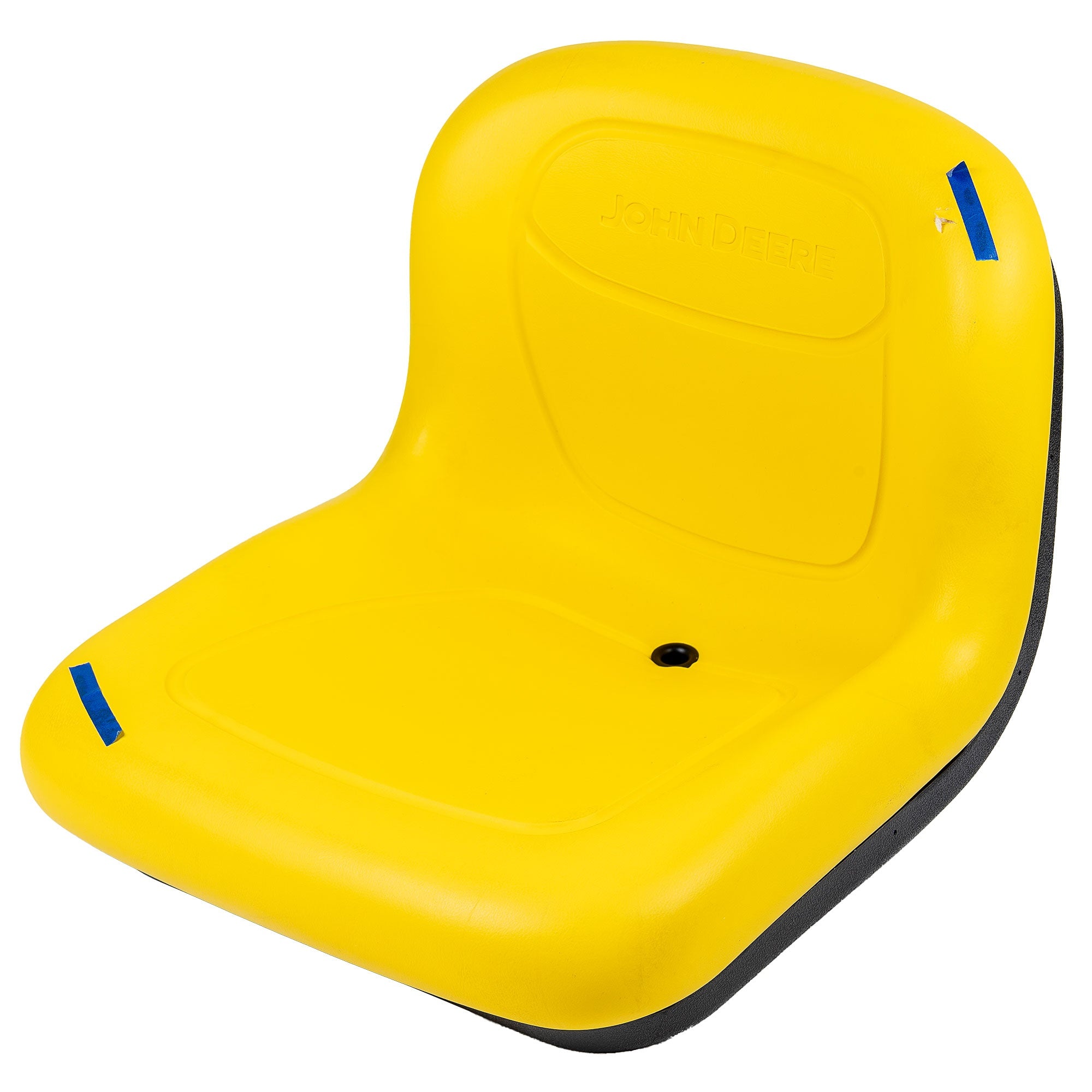 This is an open-box sale, and will not come in OEM packaging. Genuine John Deere.Product has cosmetic imperfections. Discounted John Deere Product. This item is sold as-is.John Deere Seat AM144591