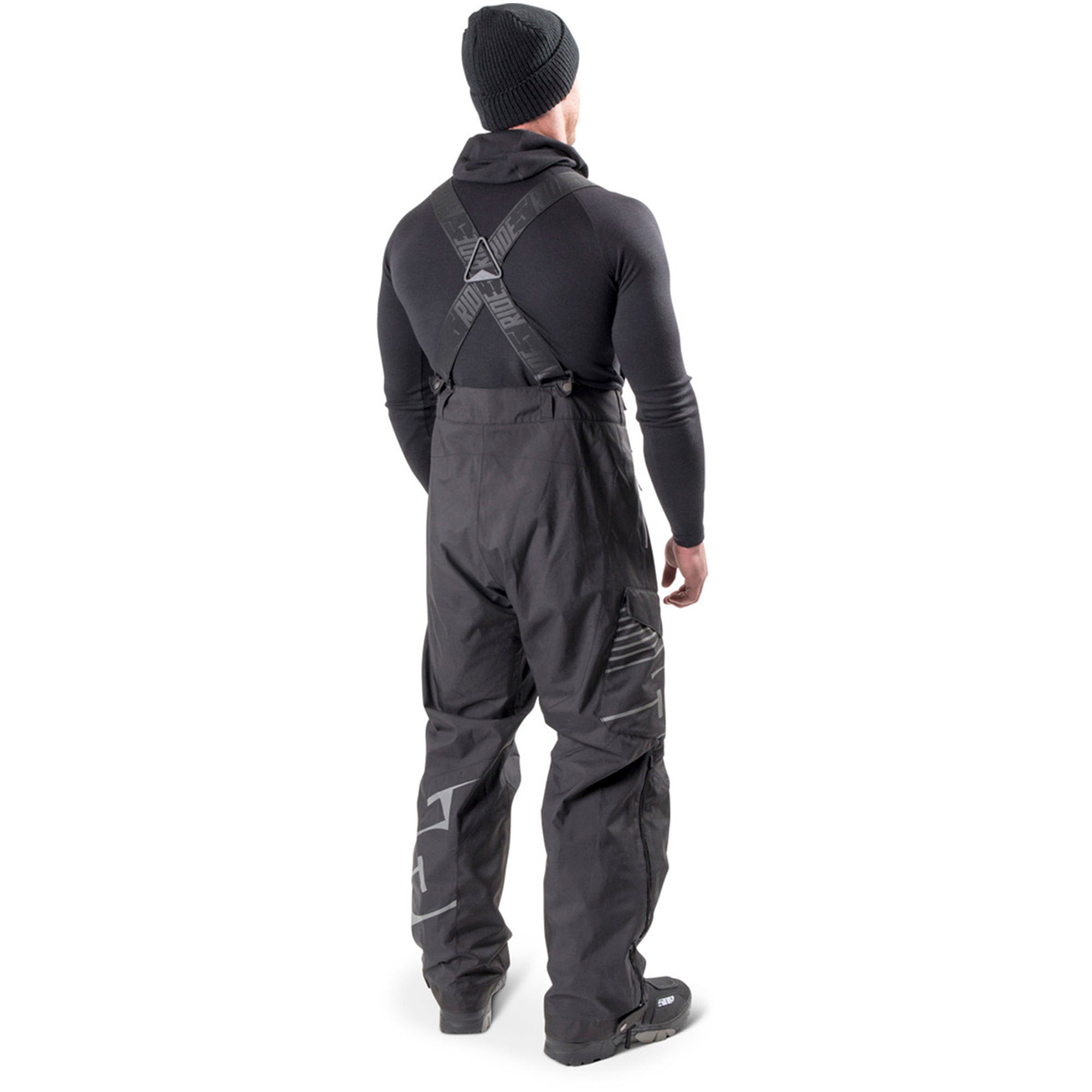 509  Forge Snowmobile Pants Shell Durable 5Tech Weatherproof Black Snow Bibs