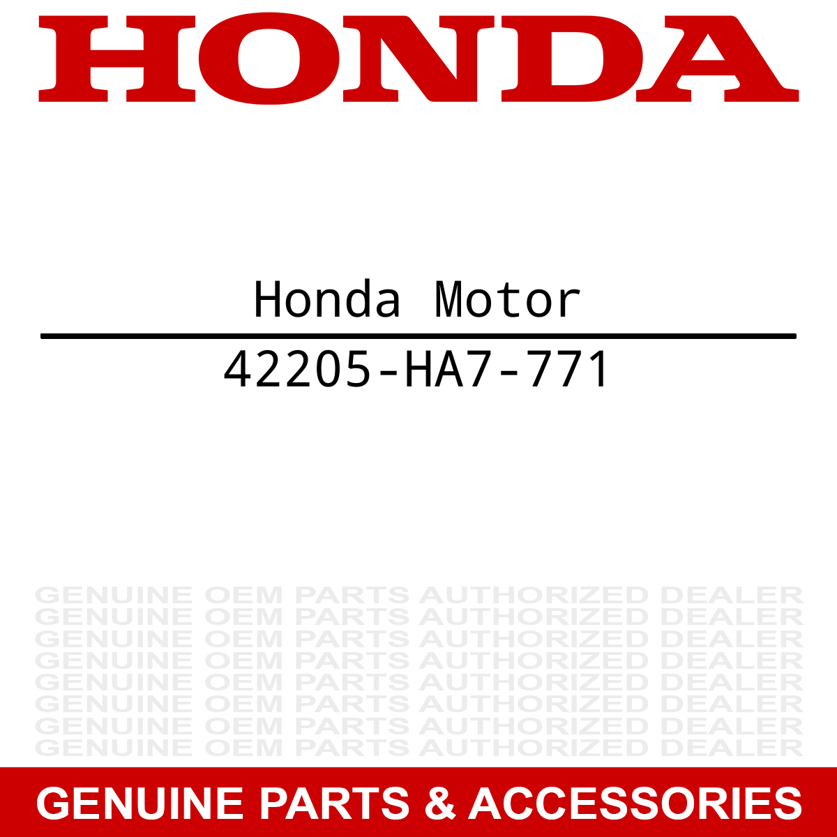 Honda 42205-HA7-771 Band FourTrax 350 Foreman