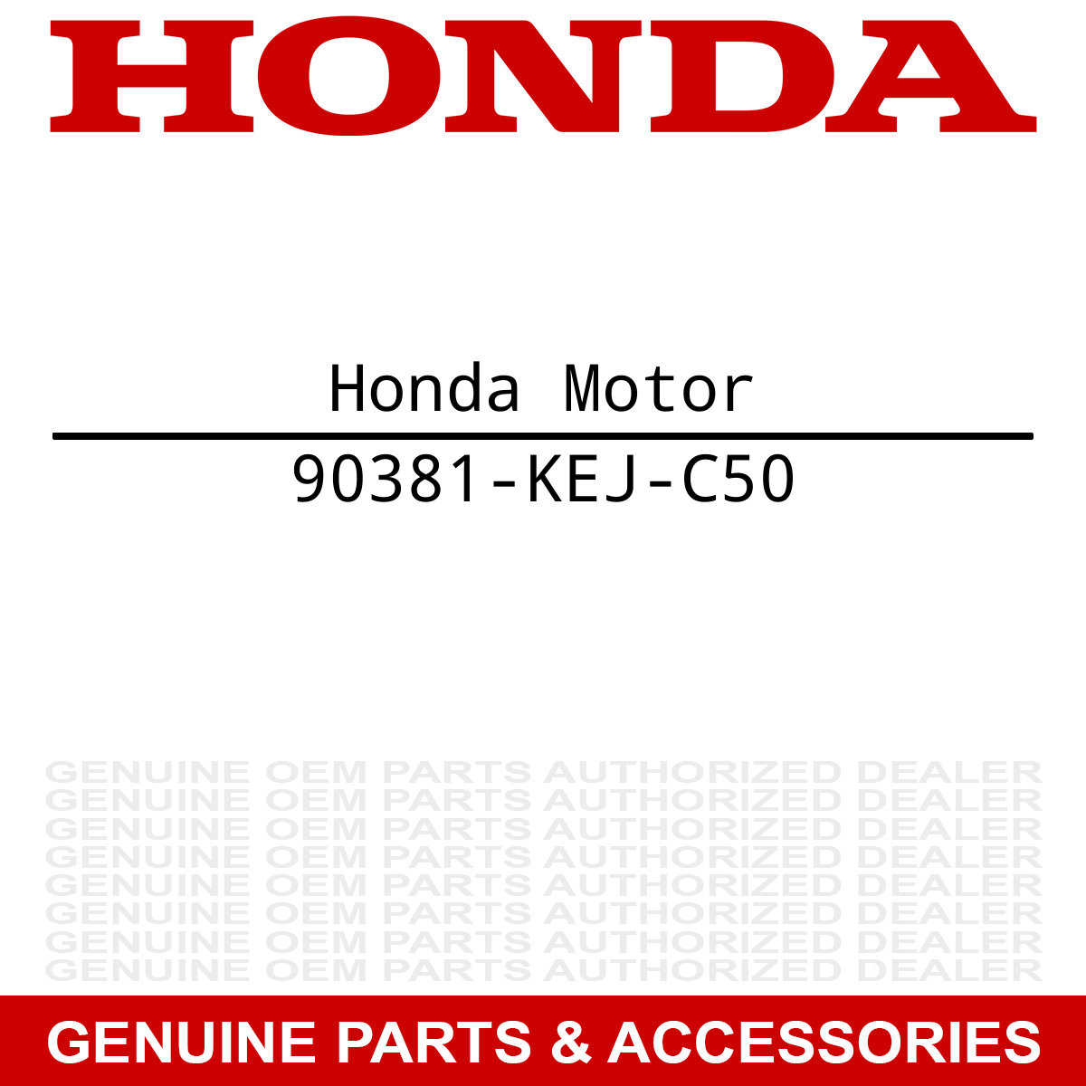 Honda 90381-KEJ-C50 Screw TRX450R TRX450ER TRX450ER TRX450R
Honda