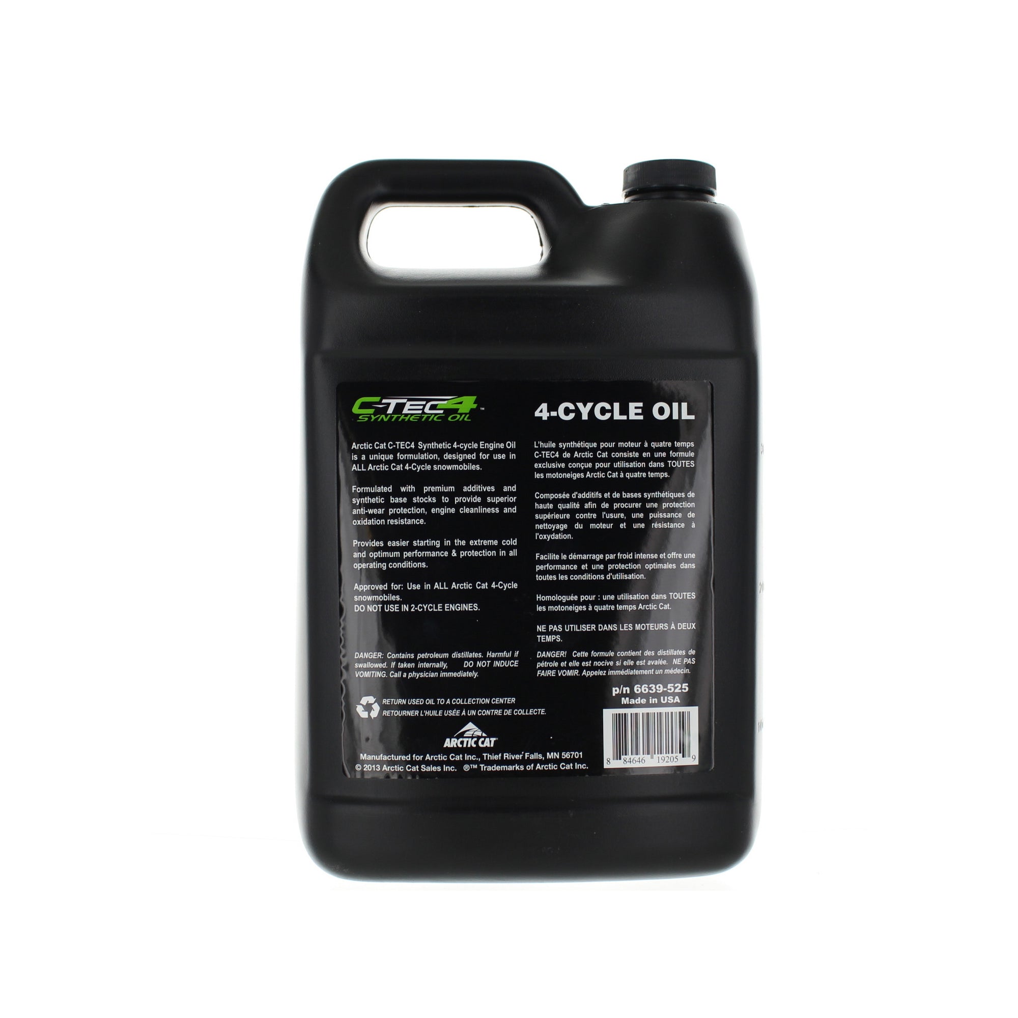 Arctic Cat 7639-042 C-TEC4 Synthetic Oil Change Kit 4-Stroke 700cc Snow Engines