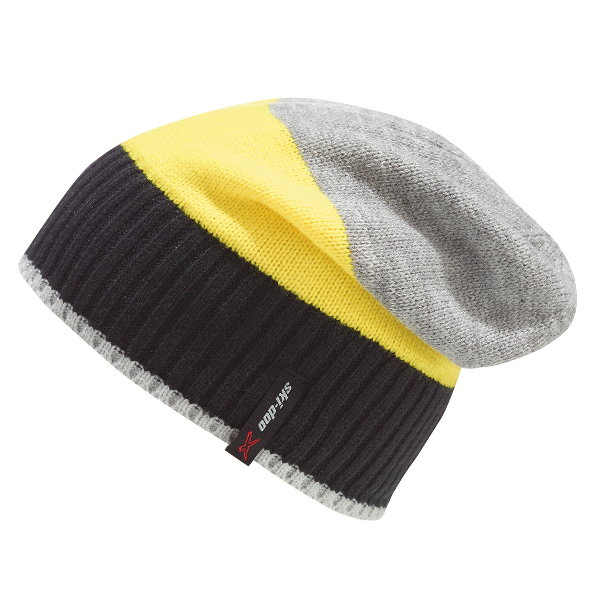 Ski-Doo  Womens Knitted Hat Soft Microfleece Band Lining Warm Winter Beanie Cap