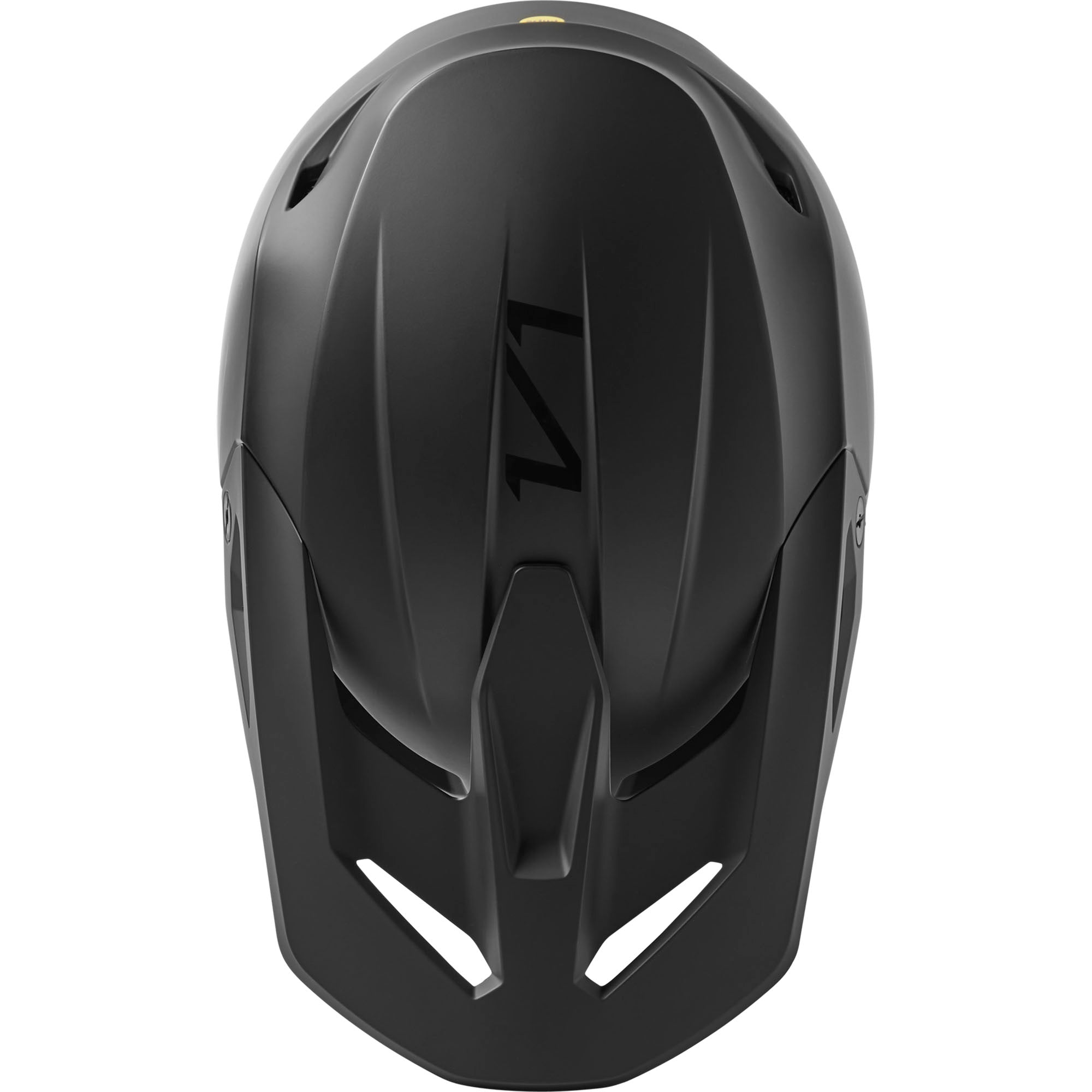 Fox Racing  Black Youth V1 Matte Black Motocross Helmet Offroad MotoX EVA Chinbar
