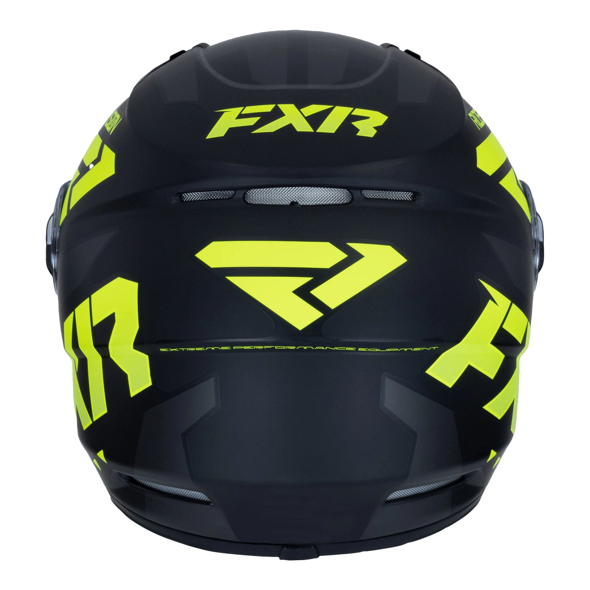FXR  Youth Nitro Core Snowmobile Helmet Lightweight Quick Release Black Hi-Vis - FMVSS 218