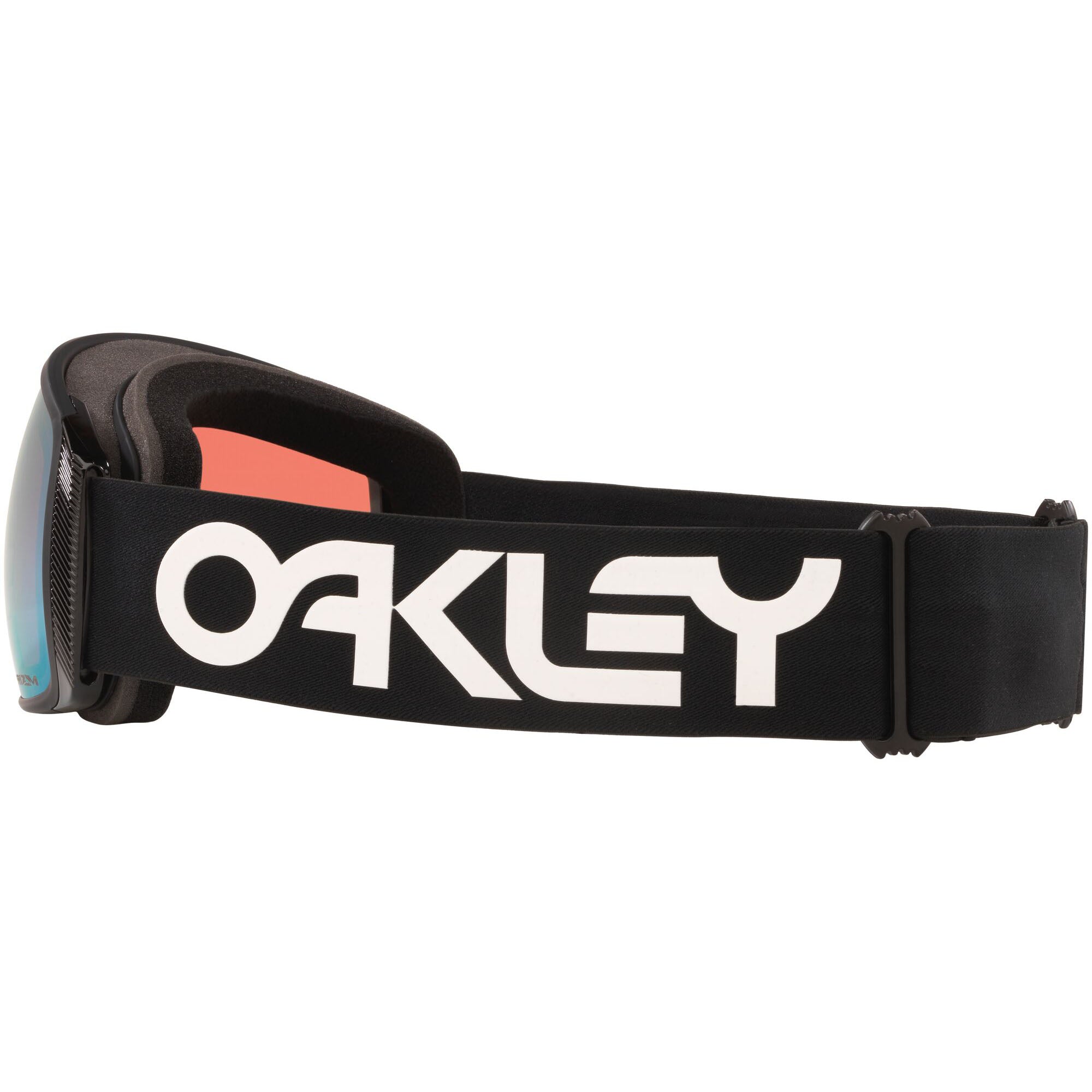 Oakley OO7104-08 Flight Tracker Snow Goggles Factory Pilot Black Strap w Prizm Snow