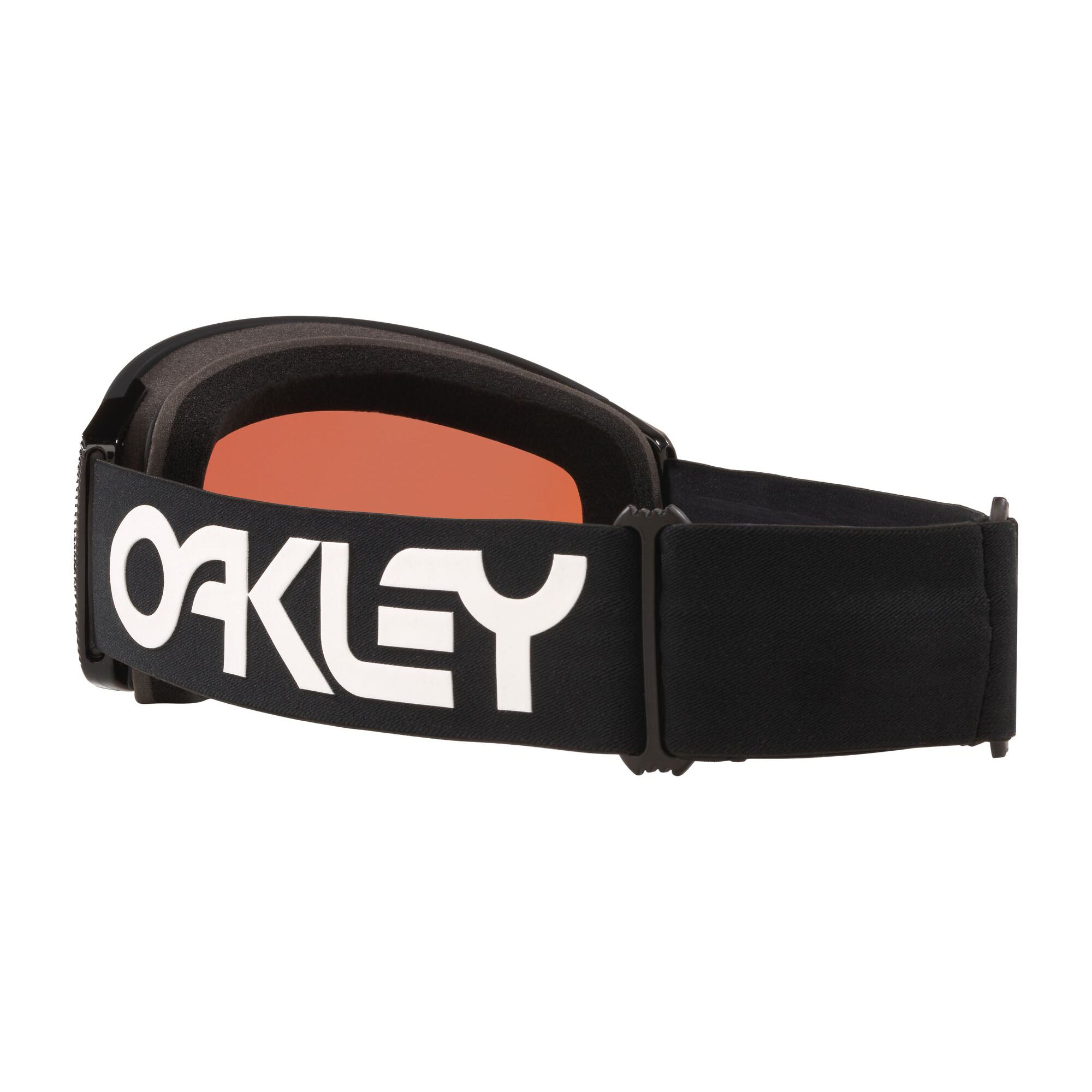 Oakley OO7104-08 Flight Tracker Snow Goggles Factory Pilot Black Strap w Prizm Snow