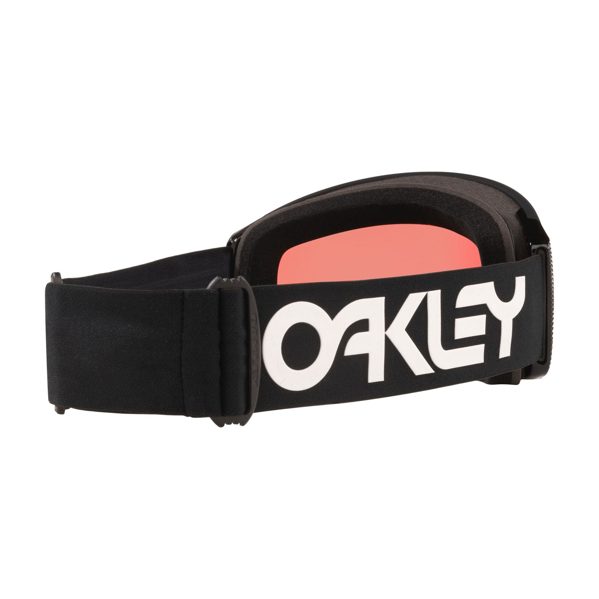 Oakley OO7104-08 Flight Tracker Snow Goggles Factory Pilot Black Strap w Prizm Snow