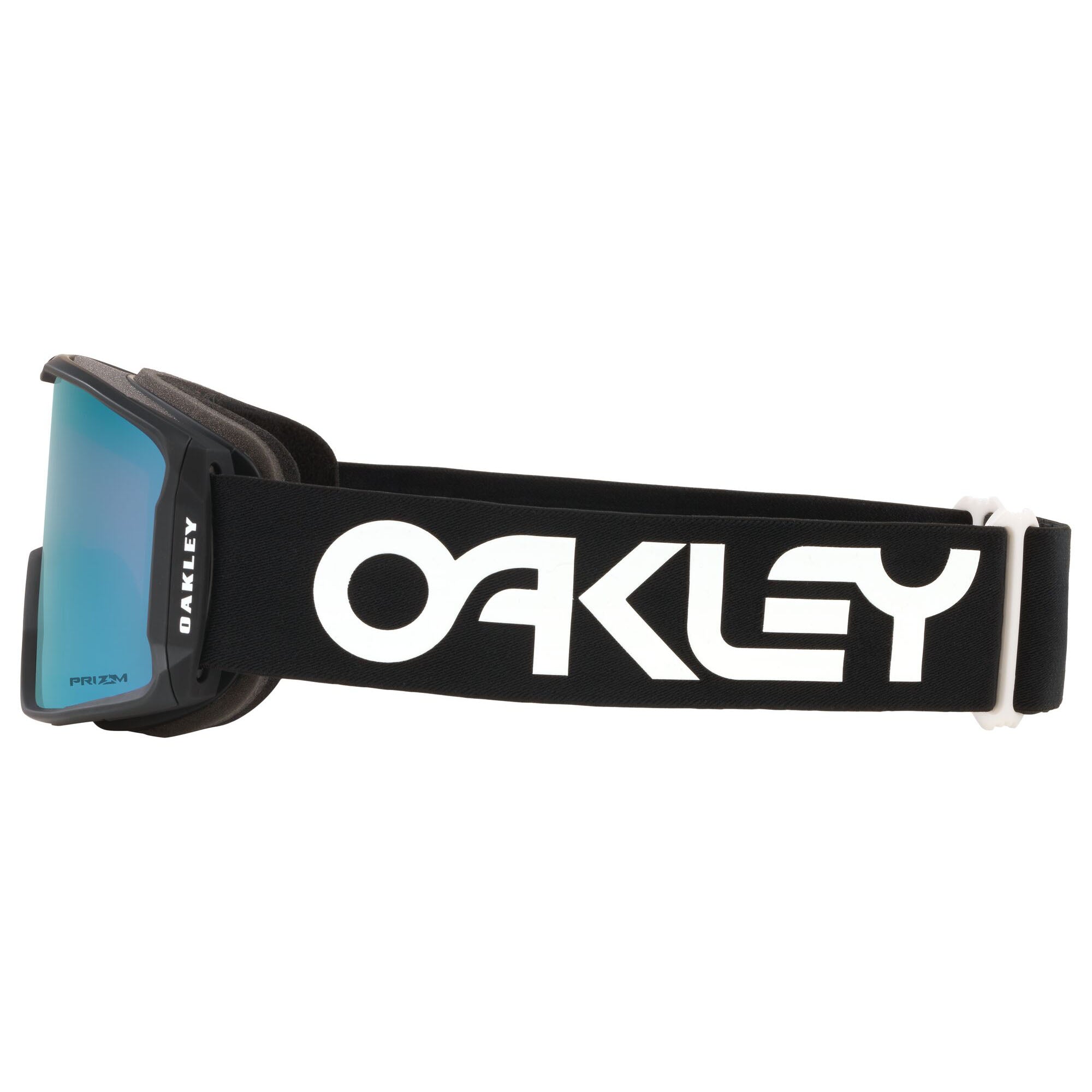 Oakley OO7070-65 Line Miner Snow Goggles Factory Pilot Black Strap w Prizm Snow Sapphire