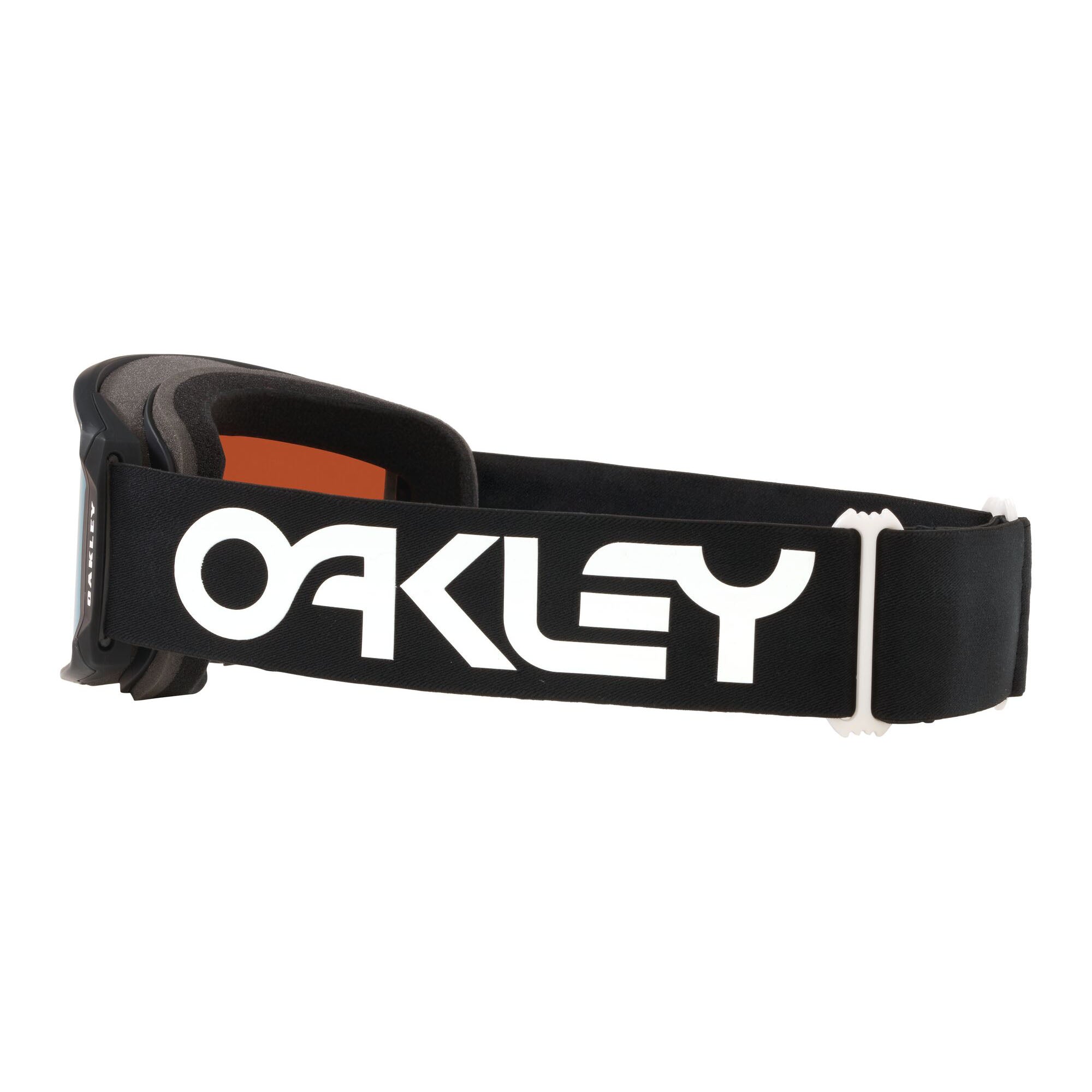 Oakley OO7070-65 Line Miner Snow Goggles Factory Pilot Black Strap w Prizm Snow Sapphire