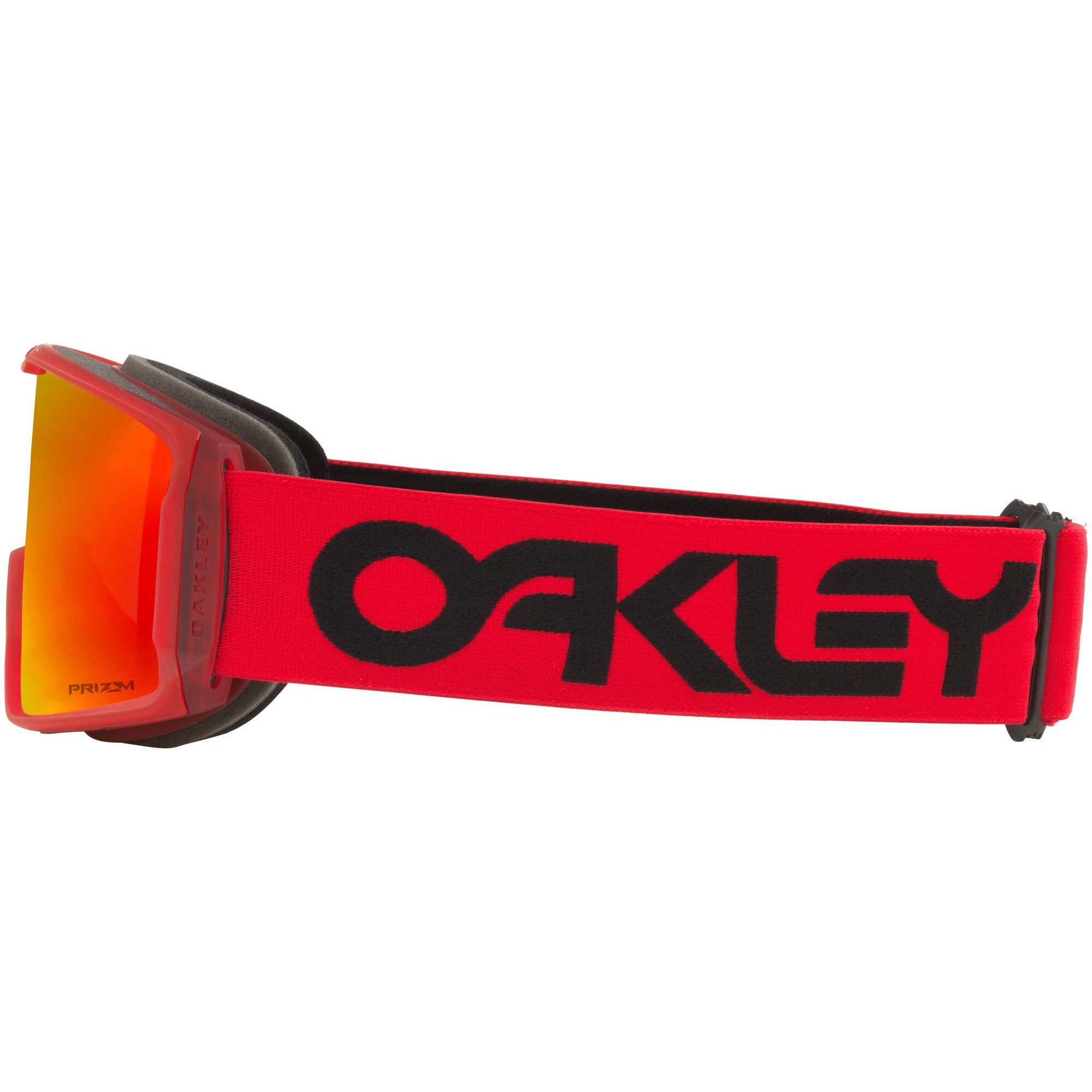 Oakley OO7070-93 Line Miner Snow Goggles B1B Redline Strap w Prizm Snow Torch Iridium Lens