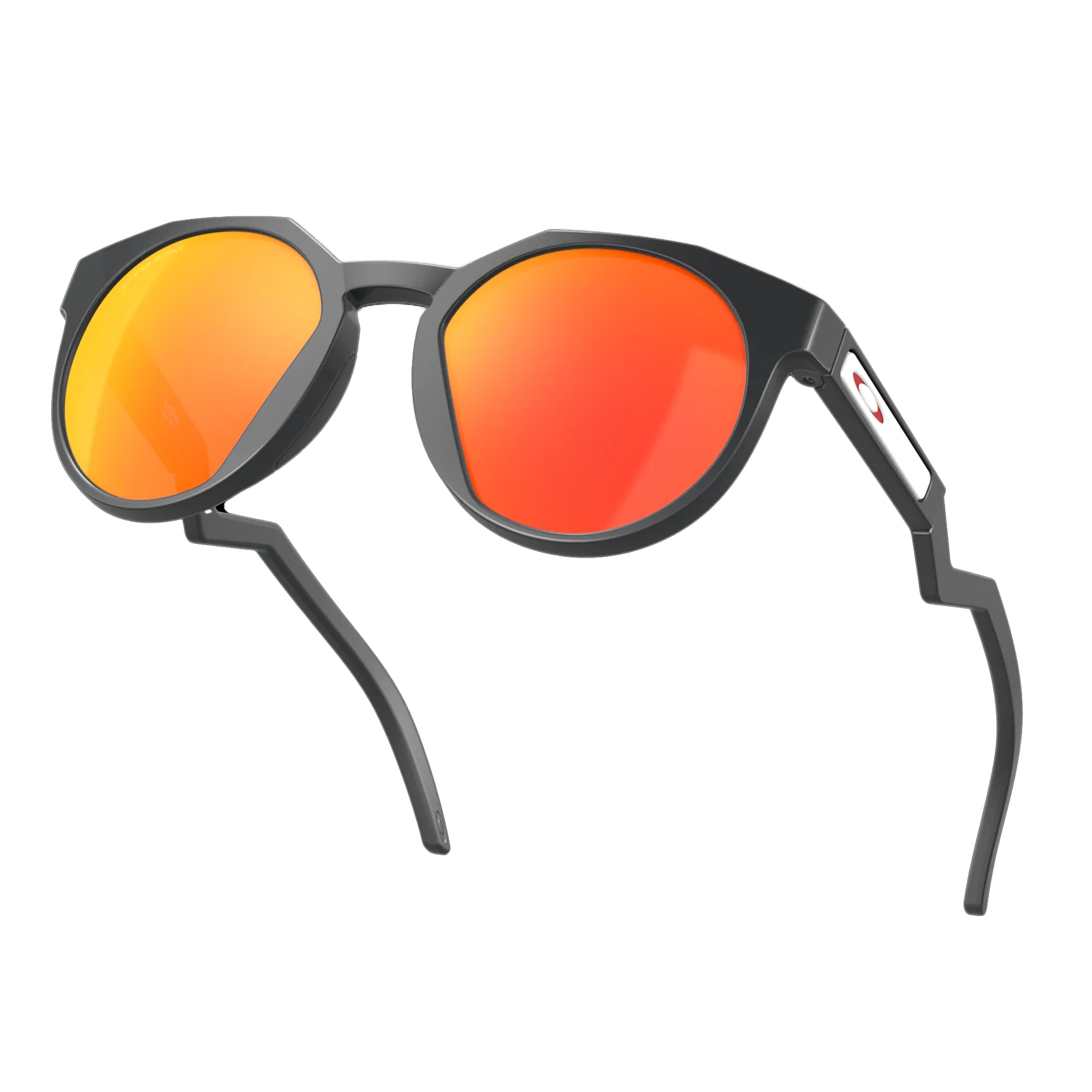Oakley OO9464-0350 HSTN Sunglasses Matte Carbon Frame w Prizm Ruby Lens