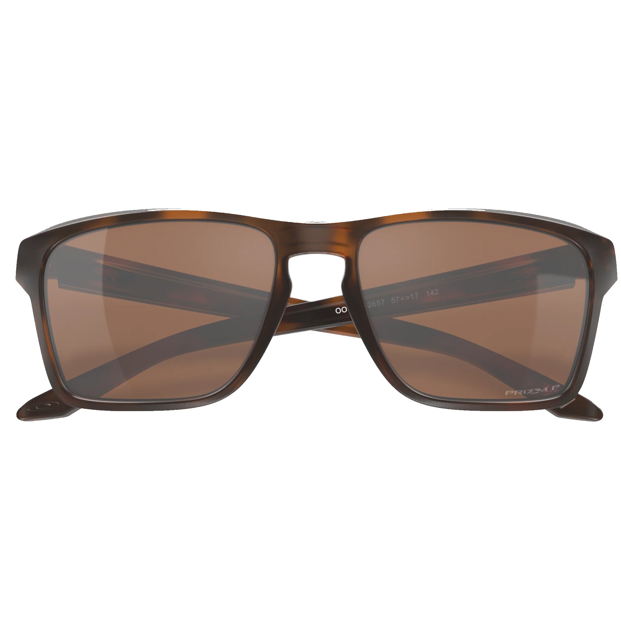 Oakley OO9448-2657 Sylas Sunglasses Matte Brown Tortoise Frame w Prizm Tungsten Polarized