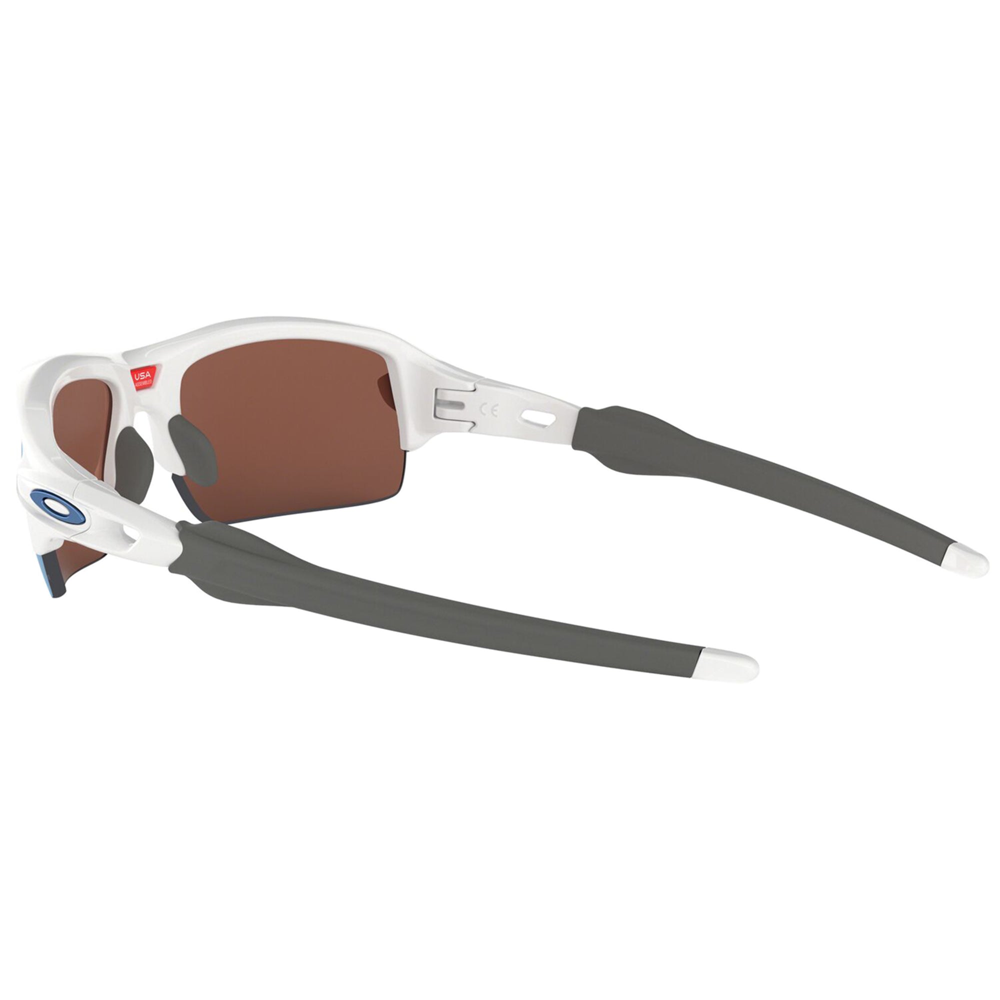 Oakley OJ9005-0659 Flak XS Sunglasses Youth Fit Polished White Frame Prizm Deep Water
