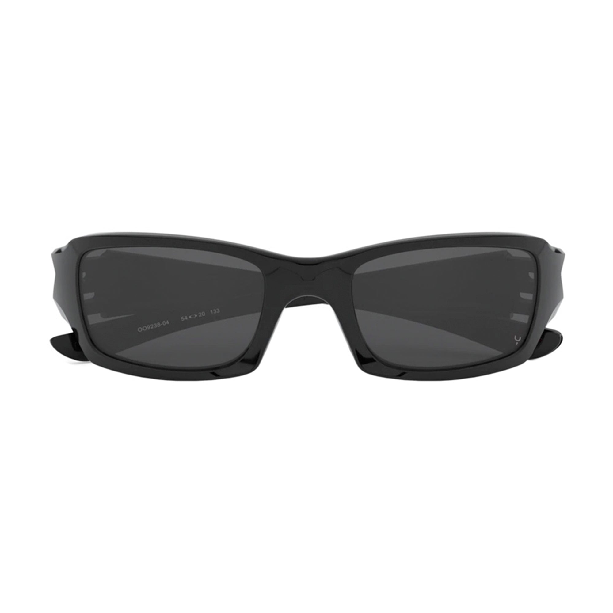 Oakley OO9238-04 Fives Squared Sunglasses Polished Black Frame Grey Lens