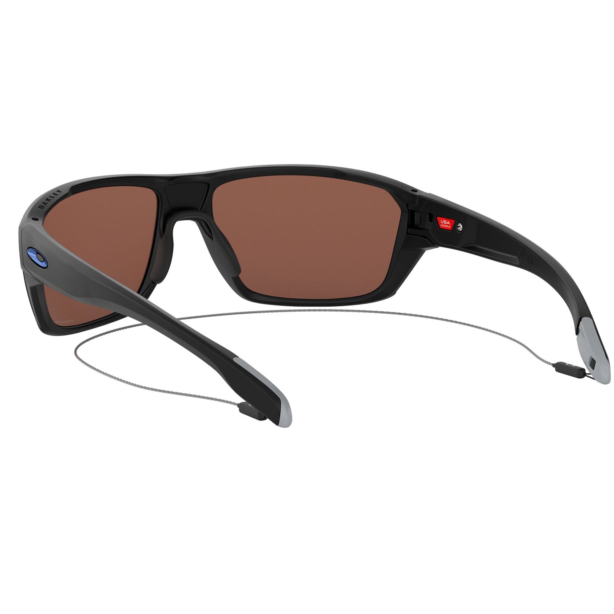 Oakley Sunglasses Outlet Shop - Matte Carbon Frame Split Shot Wide - High  Bridge Fit