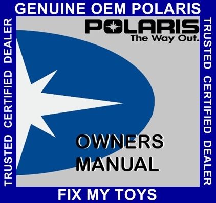 Polaris 9918778 Owners Manual for 2004 Youth ATV Sportsman Predator 50 500 90
