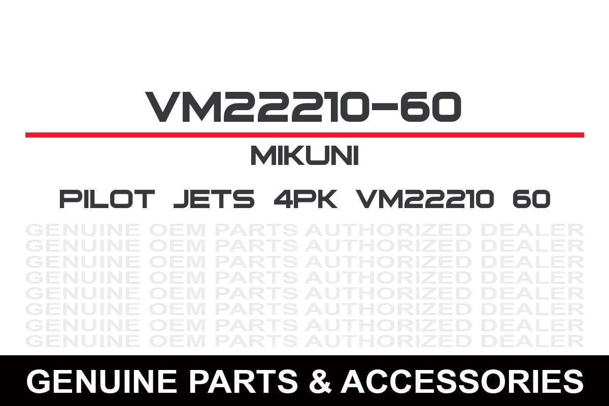 Mikuni VM22/210-60 (4-Pack) Carburetor Pilot Jet Vm22 210 60